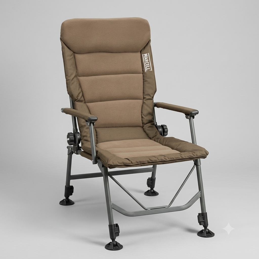 Коропове рибальське крісло Marcell Luxury Fishing Chair MAR-001A Coyote