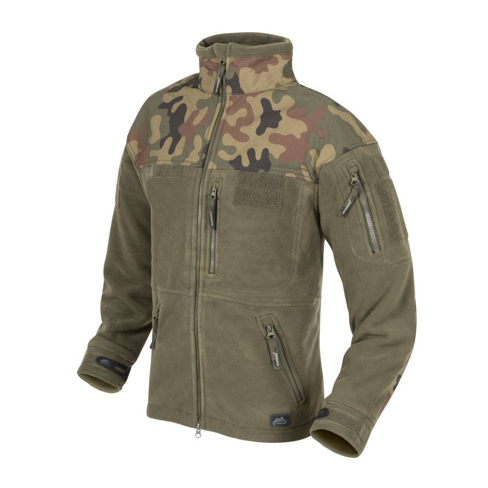 Флісова кофта Helikon Infantry - Olive Green/PL Woodland wz.93