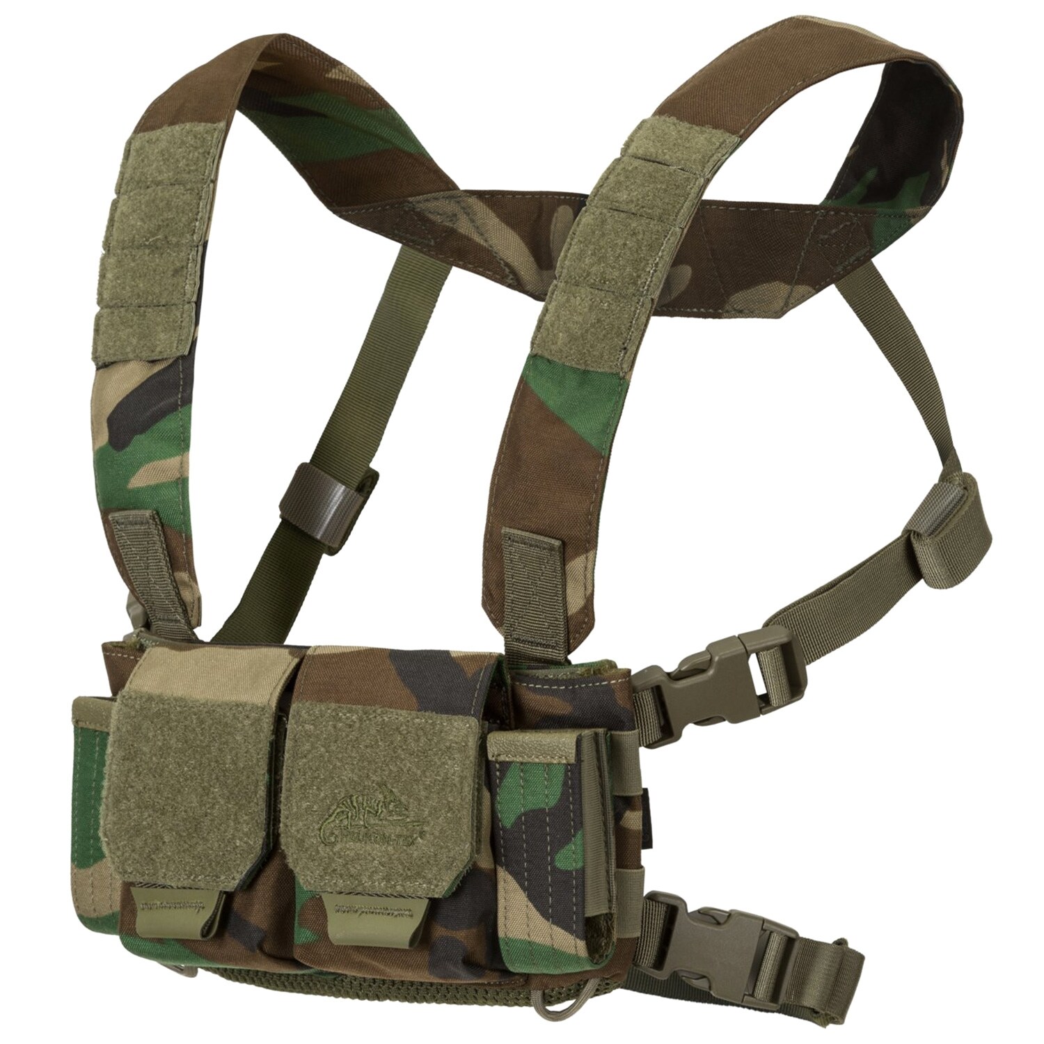 Ремінно-плечова система типу Chest Rig Helikon Competition MultiGun - US Woodland