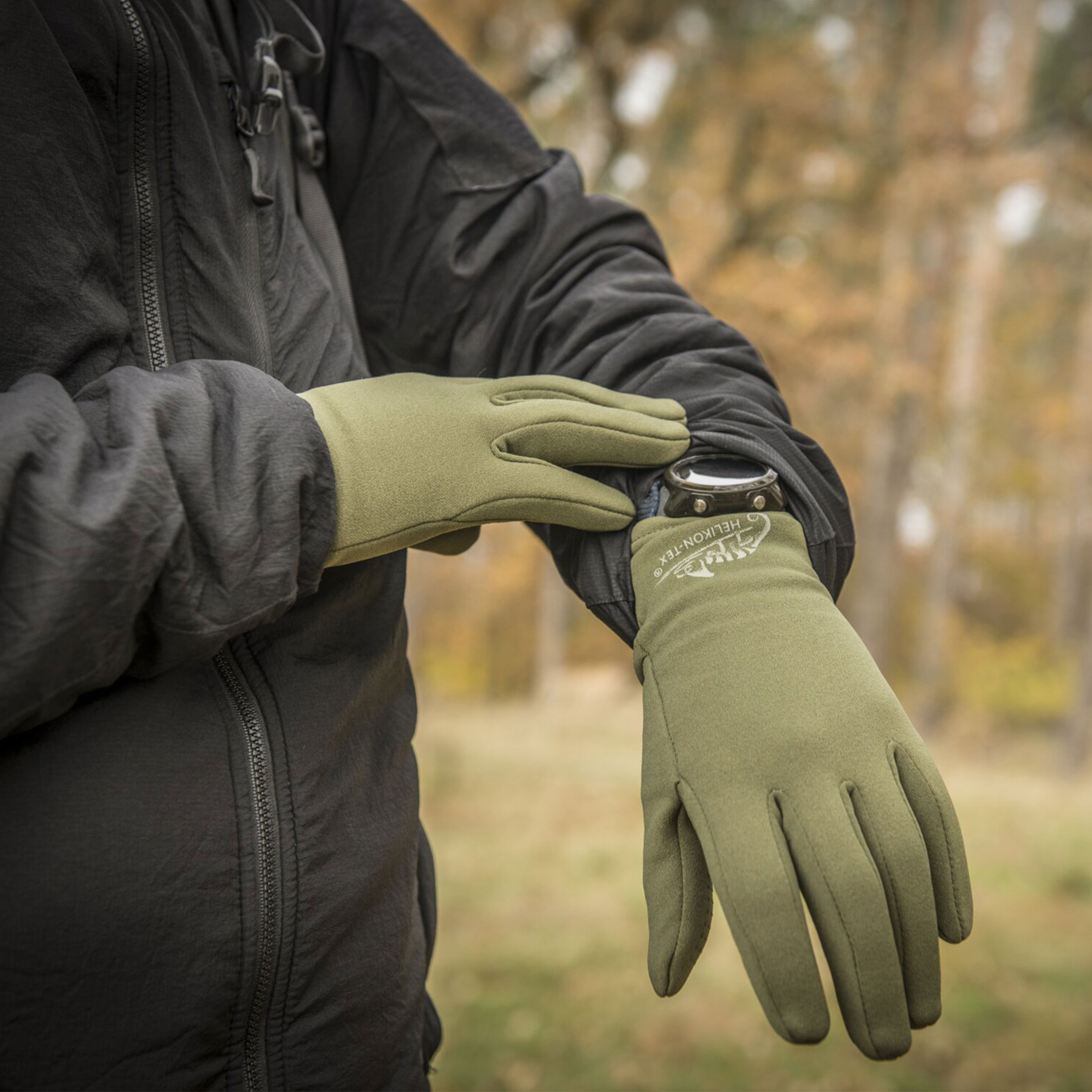 Рукавиці Helikon Trekker Outback Gloves - Olive Green