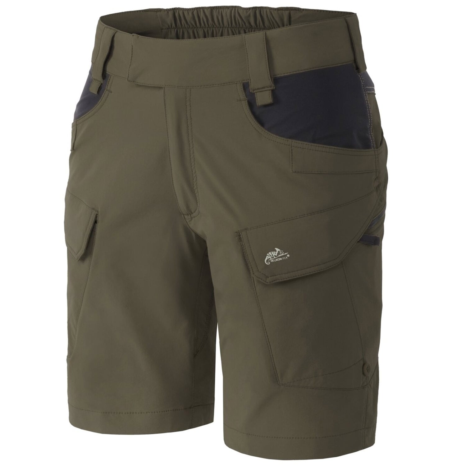 Жіночі шорти Helikon OTP Nylon 8,5" - Taiga Green/Black