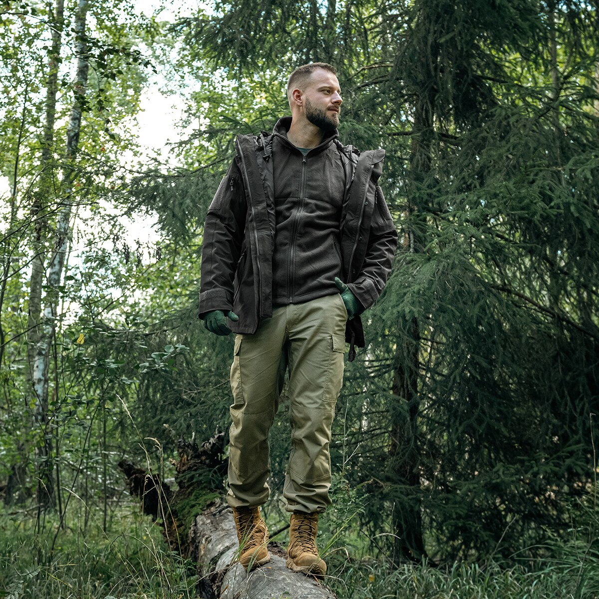 Куртка Mil-Tec ECWCS Wet Weather Gen.II з підкладкою - Black