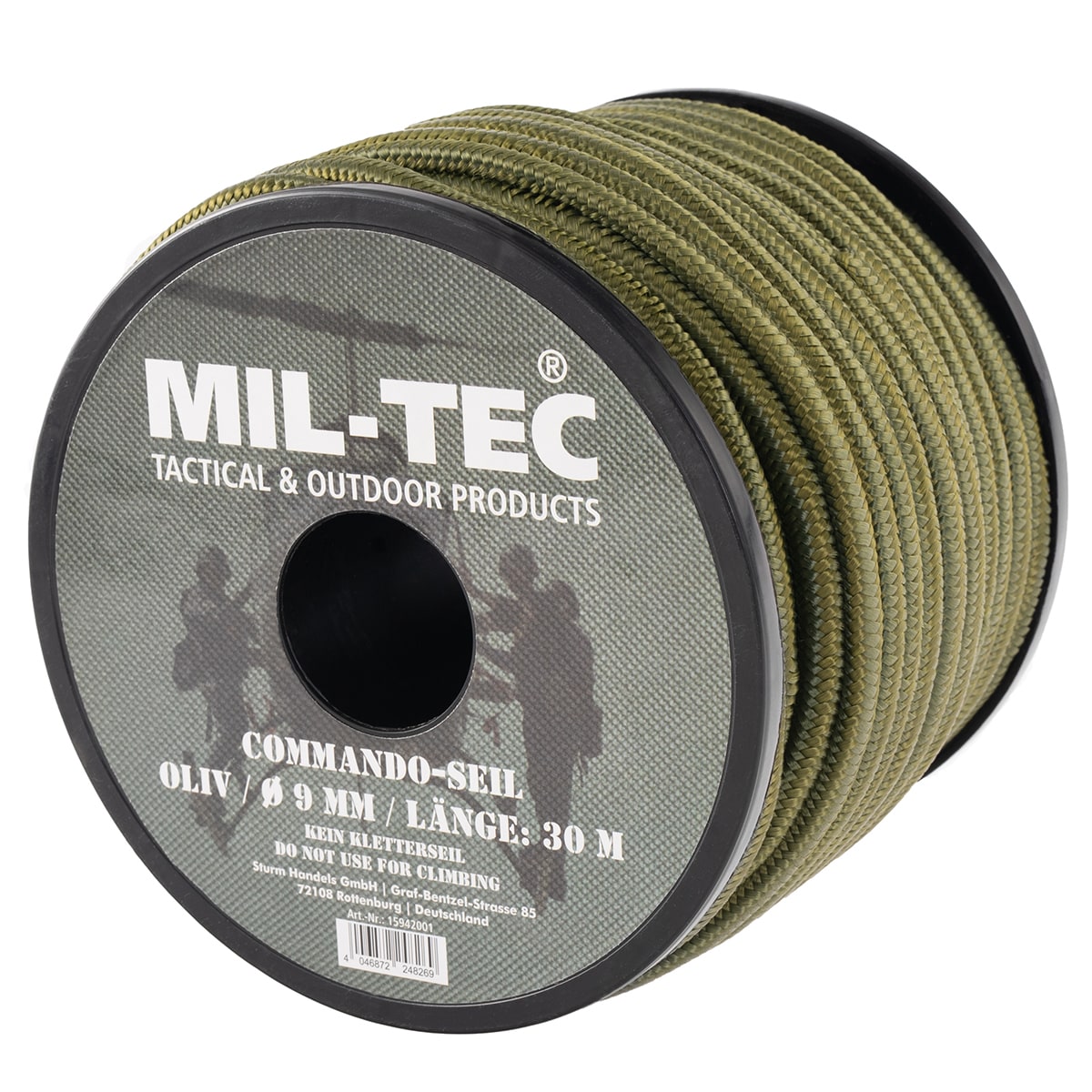 Шнур Mil-Tec Commando 30 м х 9 мм - Olive