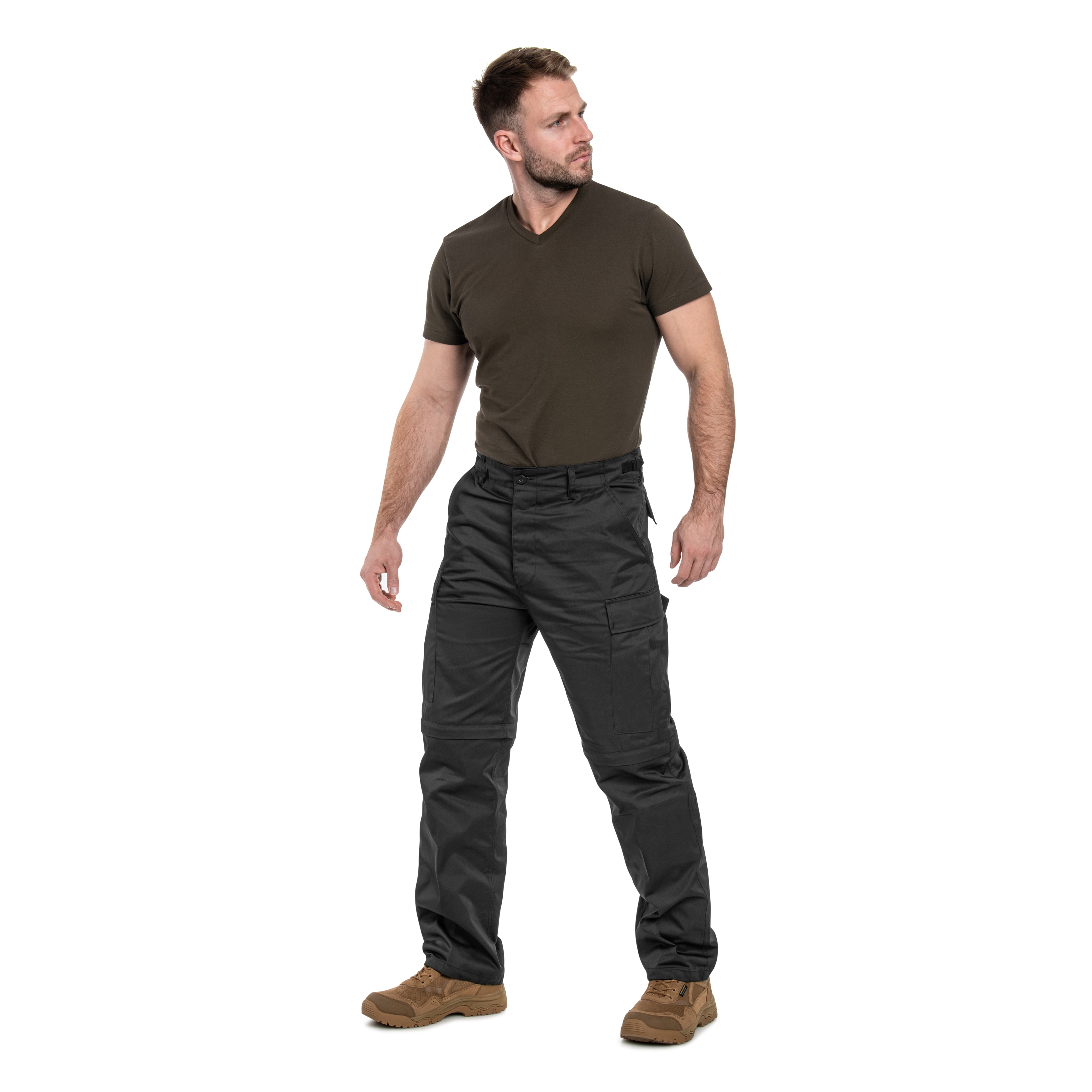 Трекінгові штани 2в1 Mil-Tec BDU Zip-Off - Black