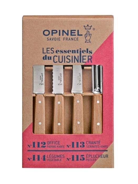 Набір кухонних ножів Opinel Essentials Natural Box
