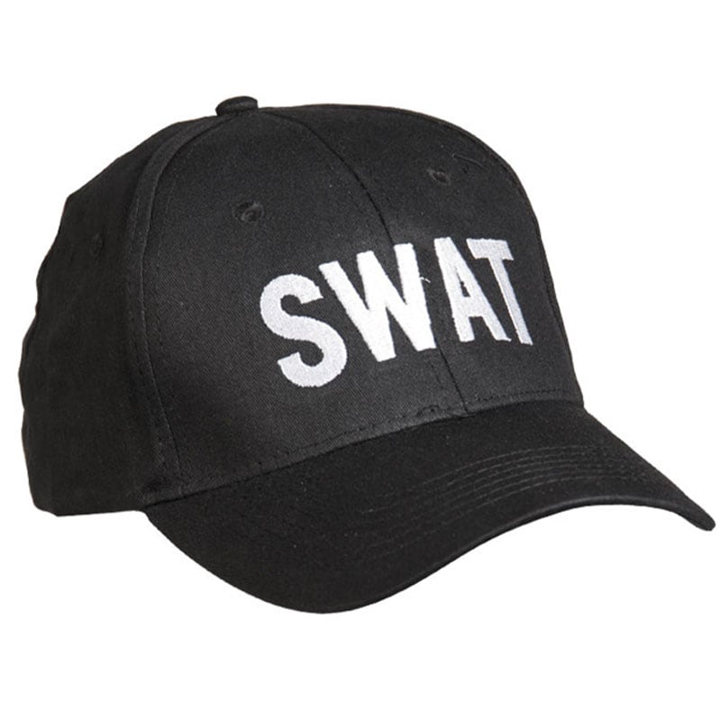 Бейсболка Mil-Tec Baseball Cap "SWAT" - Black