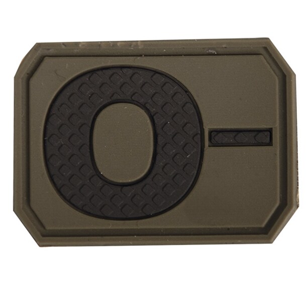 Mil-Tec група крові "0-" емблема Olive