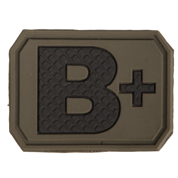 Mil-Tec група крові "B+" емблема Olive