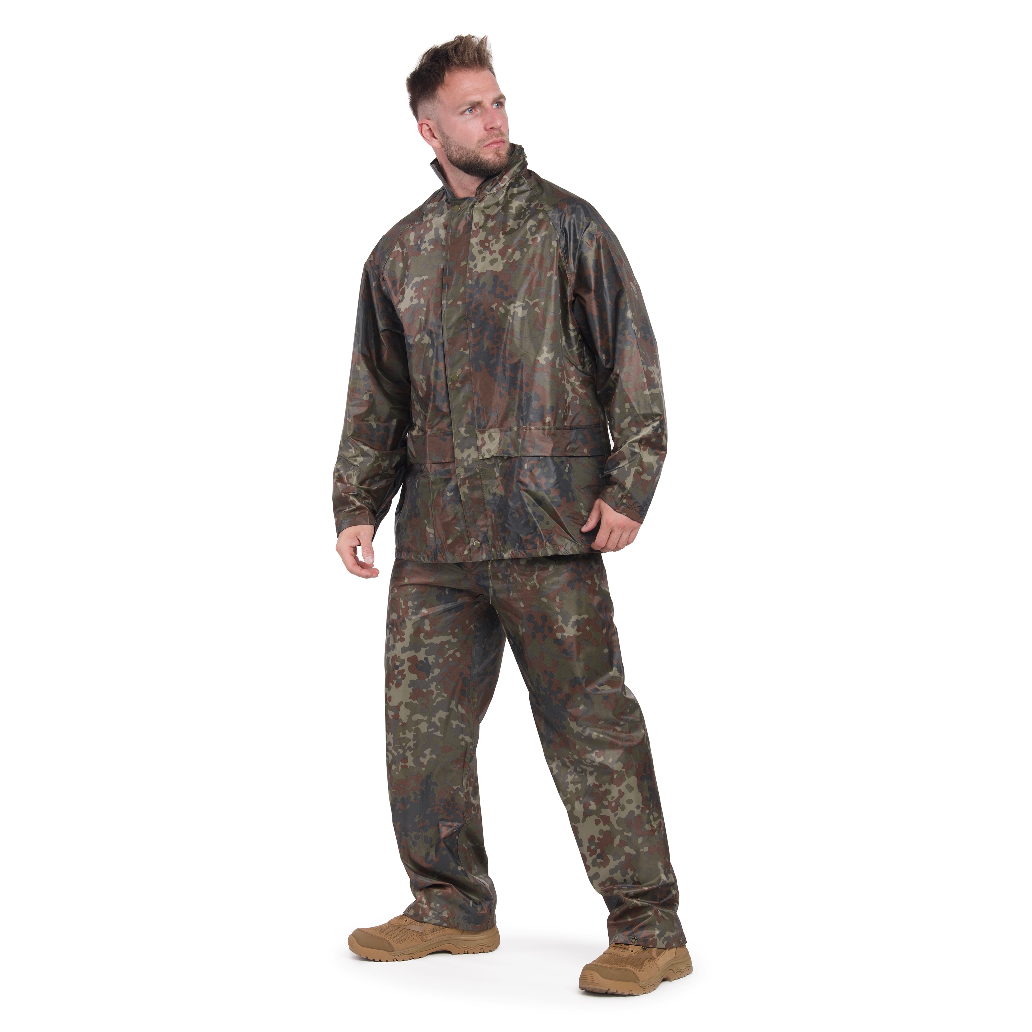 Протидощовий комплект Mil-Tec куртка+штани - Flecktarn