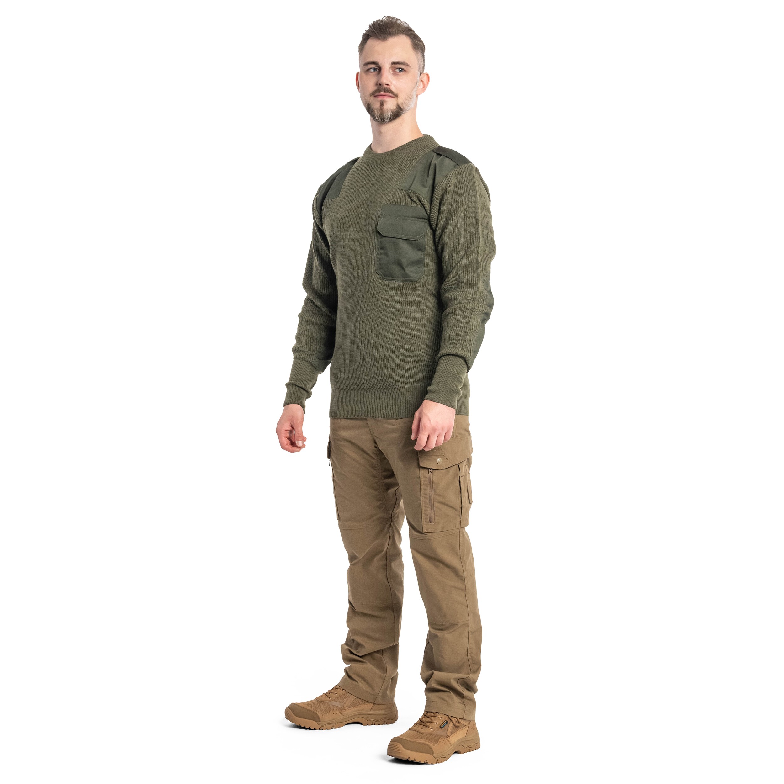 Кофта Mil-Tec Pullover BW Polyacryl - Olive