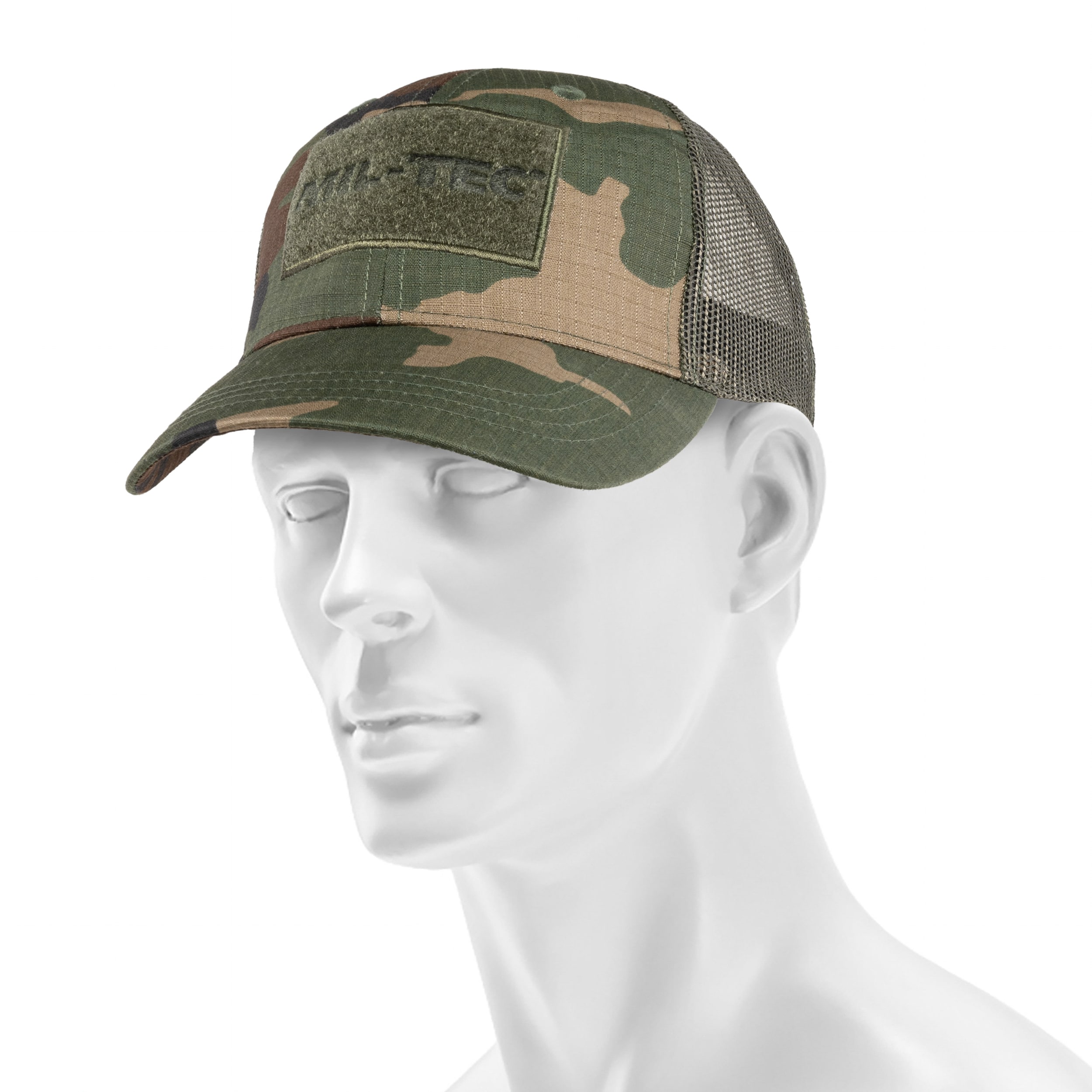 Бейсболка Mil-Tec Trucker Baseball Cap - Woodland