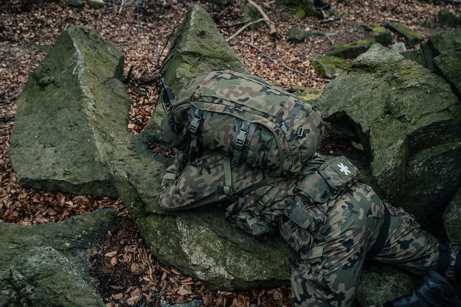 Аптечка Helikon Modular Individual Med Kit - PL Woodland wz.93