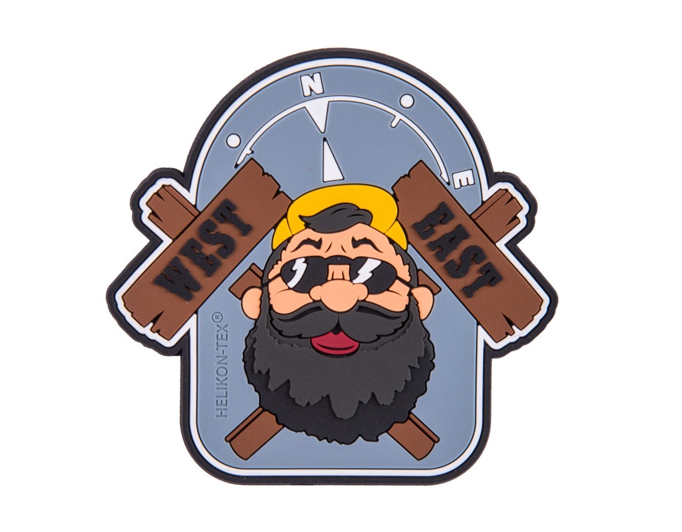 Пластир Helikon Beardman Outback ПВХ - Shadow Grey