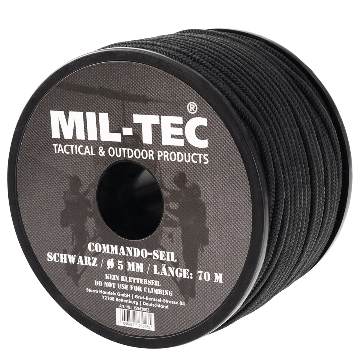 Кабель Mil-Tec Commando 70 м х 5 мм - Black