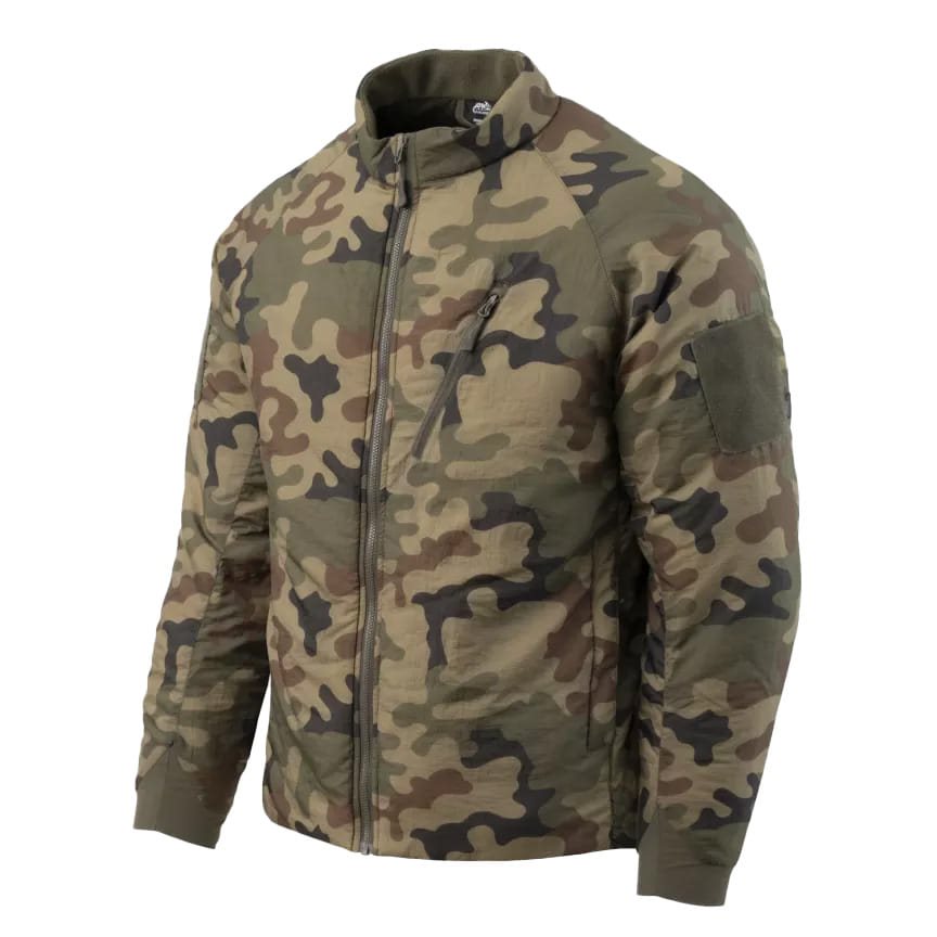 Куртка Helikon Wolfhound Climashield Apex - PL Woodland