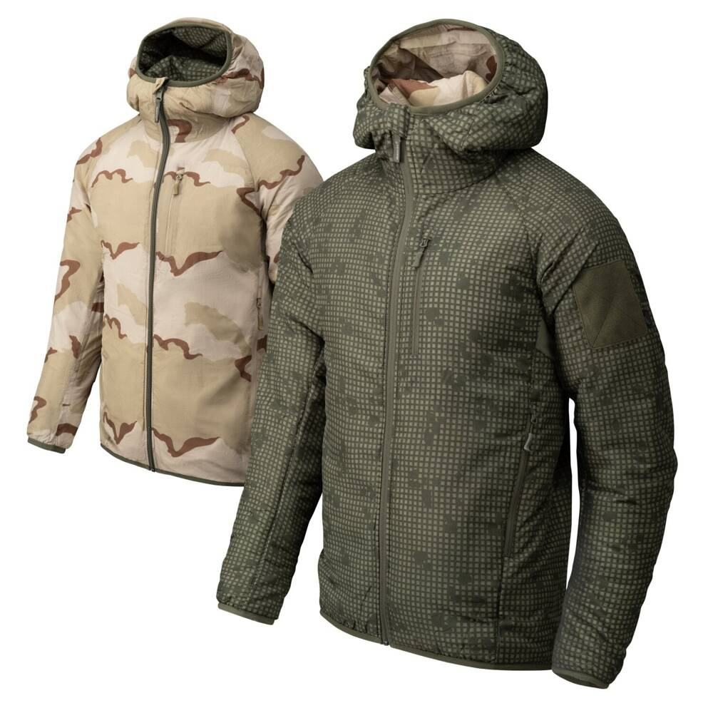 Двостороння куртка Helikon Wolfhound Hoodie - Desert Night Camo/US Desert