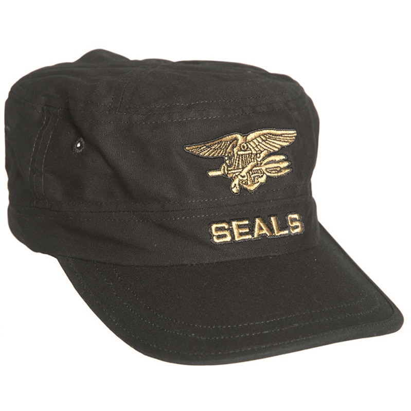Патрульний кашкет Mil-Tec Seals Cap - Black