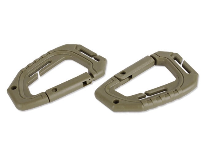 Гачок Mil-Tec Tactical Molle snap hook - зелений 2 шт.