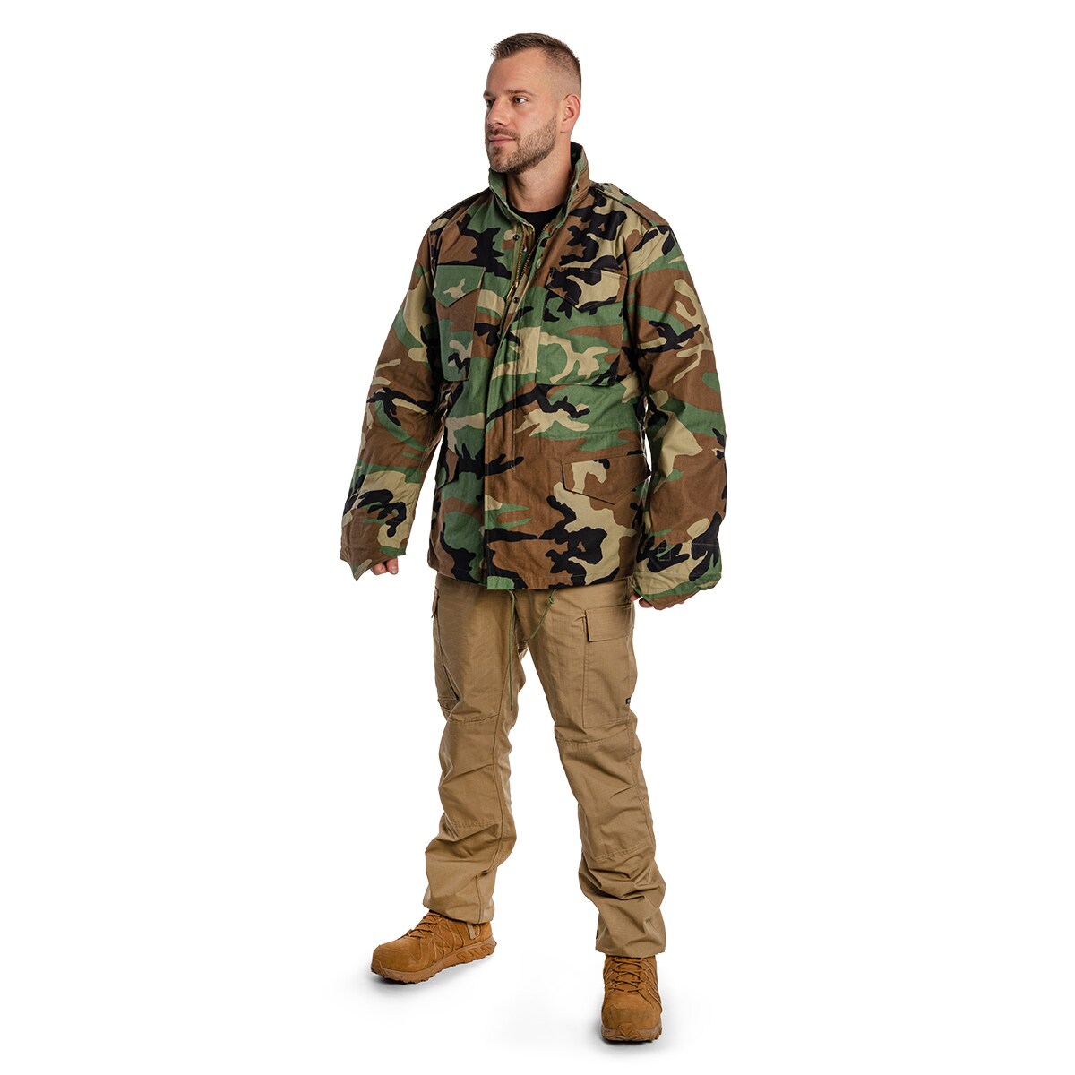Куртка Helikon M65 Nyco - US Woodland