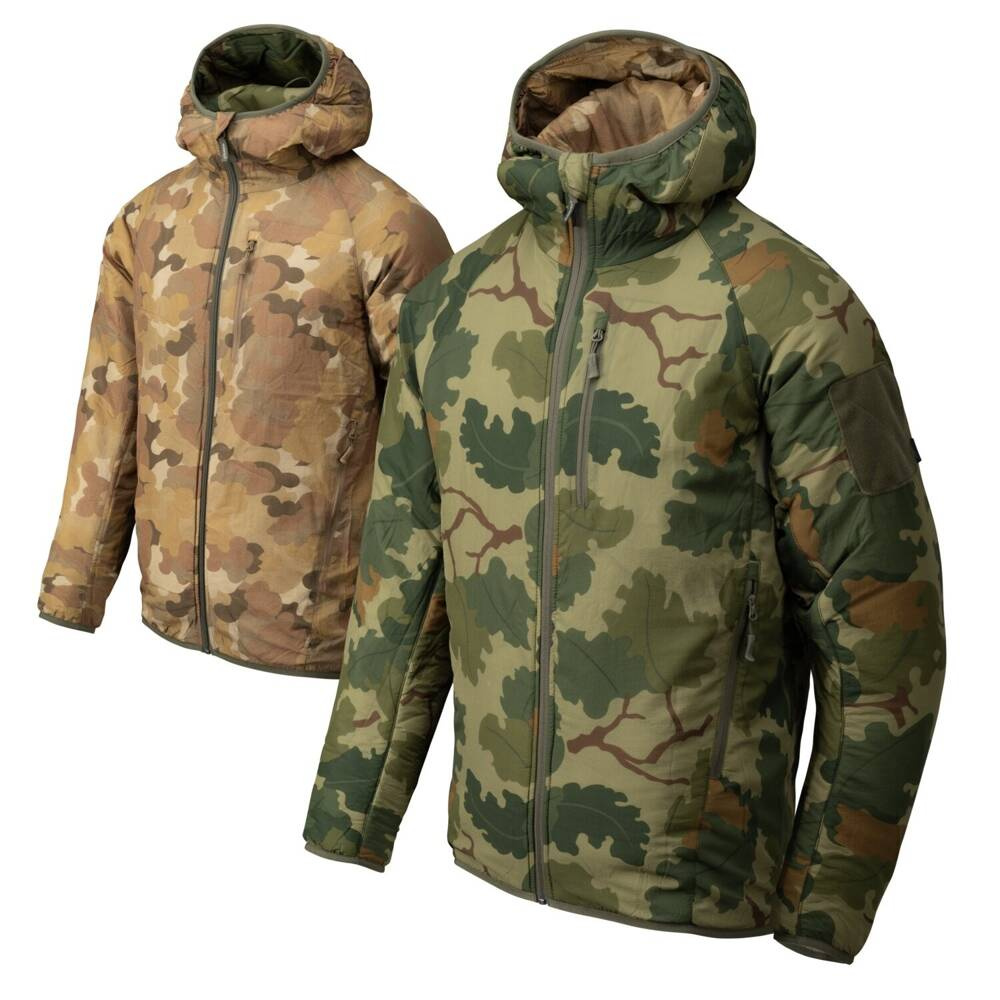 Двостороння куртка Helikon Wolfhound Hoodie - Mitchell Camo Leaf/Mitchell Camo Clouds
