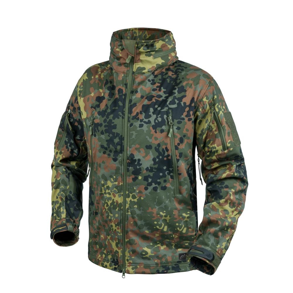 Куртка Helikon Gunfighter Softshell Shark Skin Windblocker - Flecktarn