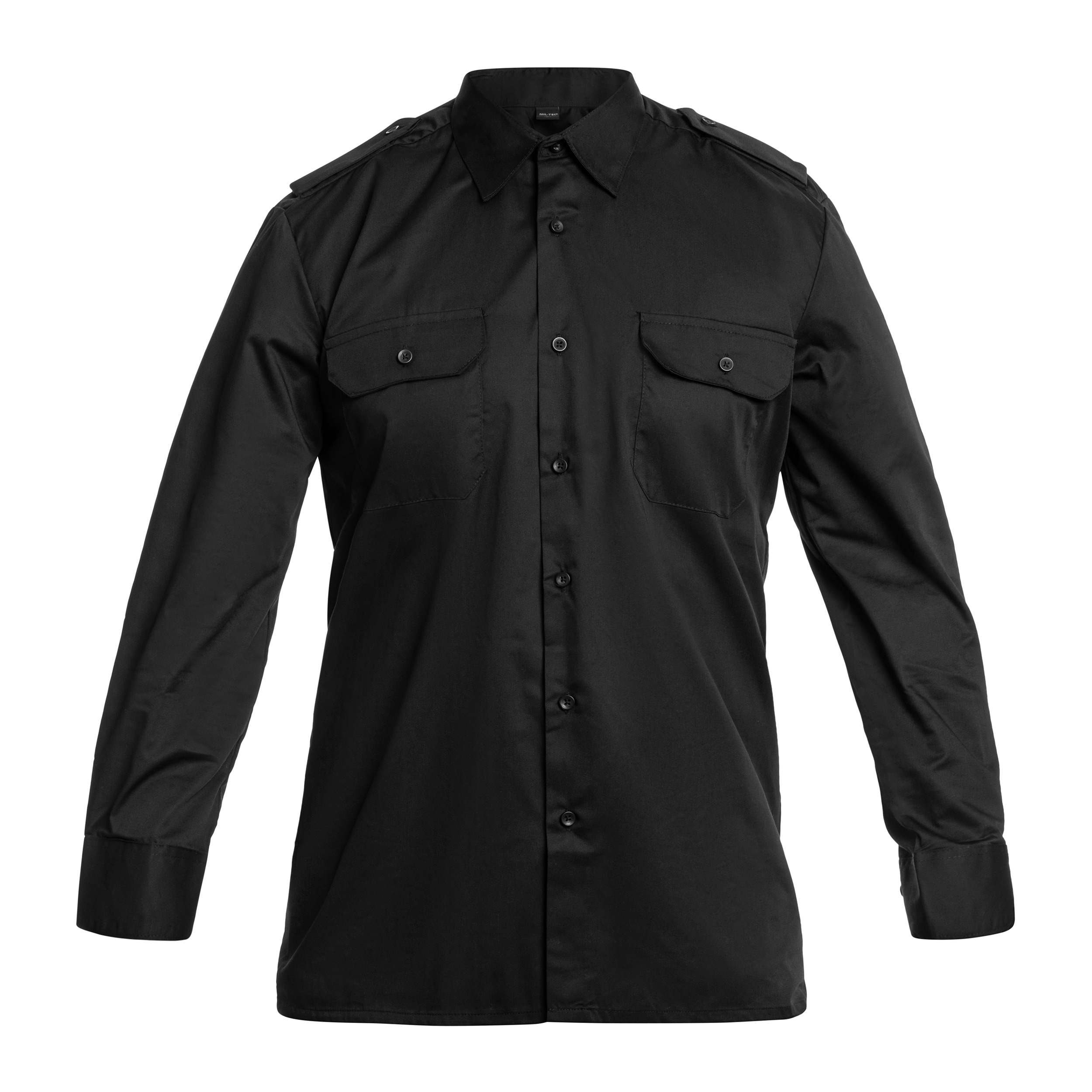 Сорочка Mil-Tec Service Long Sleeve Shirt - Black