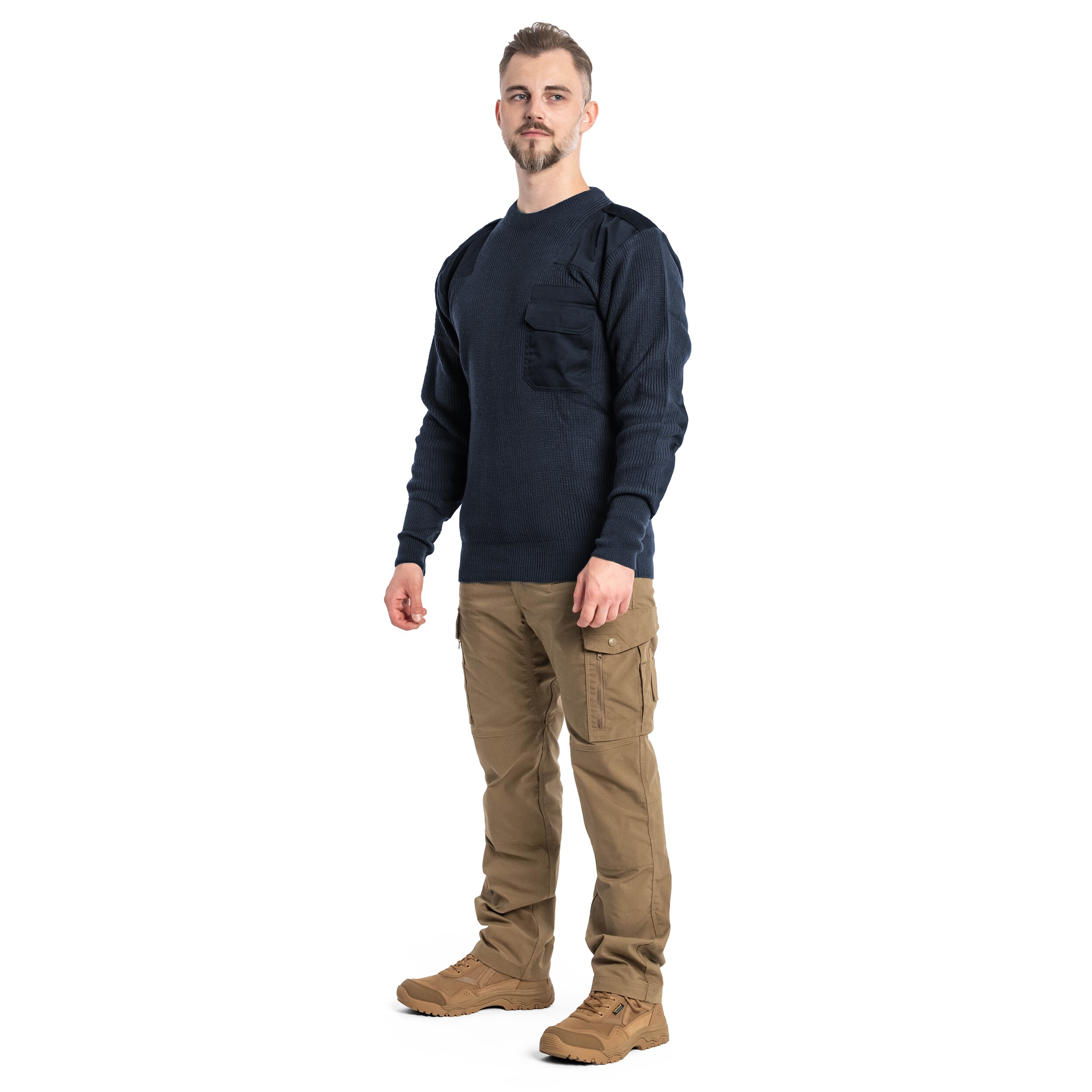 Кофта Mil-Tec Pullover BW Polyacryl - Dark Blue