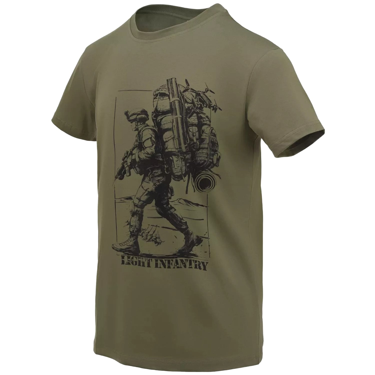 Футболка T-Shirt Helikon "Light Infantry" - Olive Green