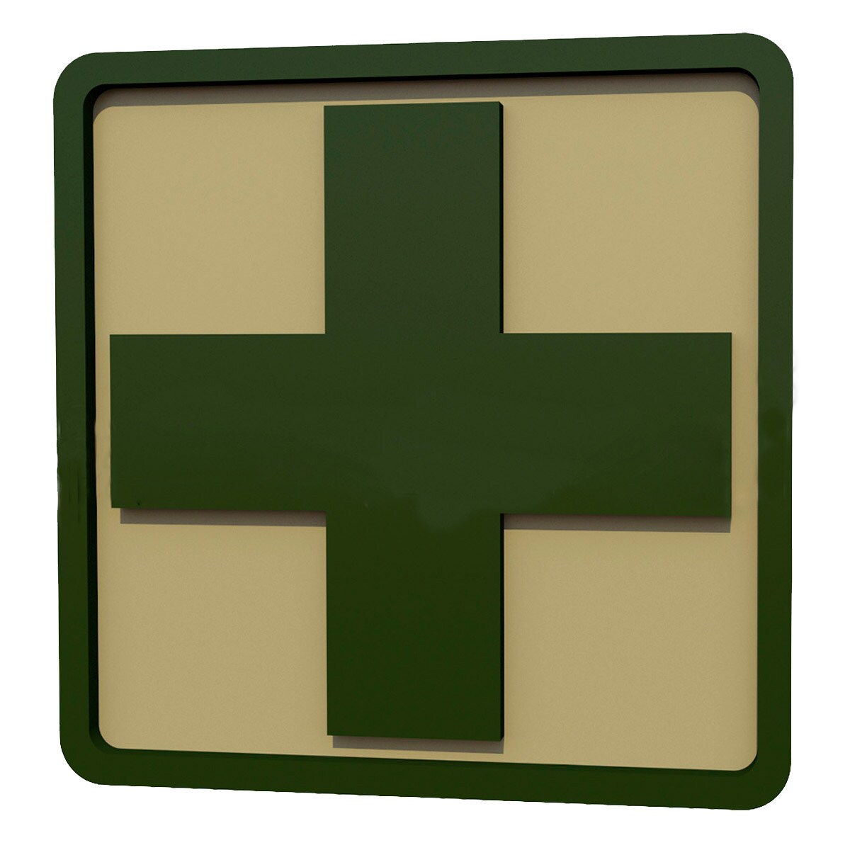 Емблема velcro Helikon Medyk ПВХ - Khaki