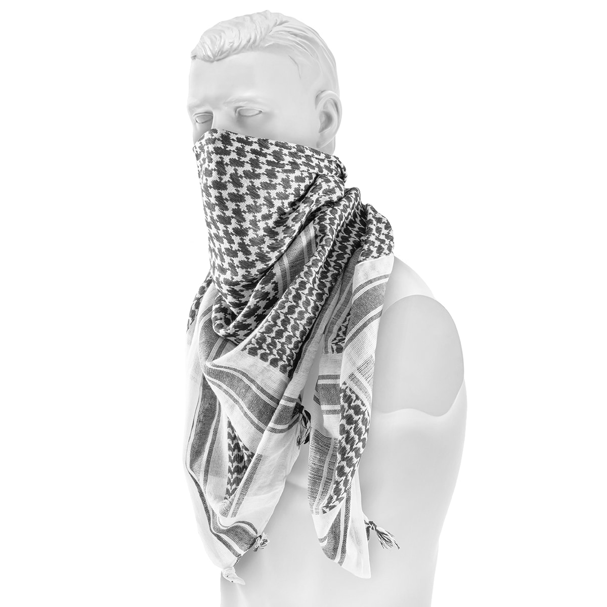 Арафатка захисний шарф Mil-Tec - White/Black