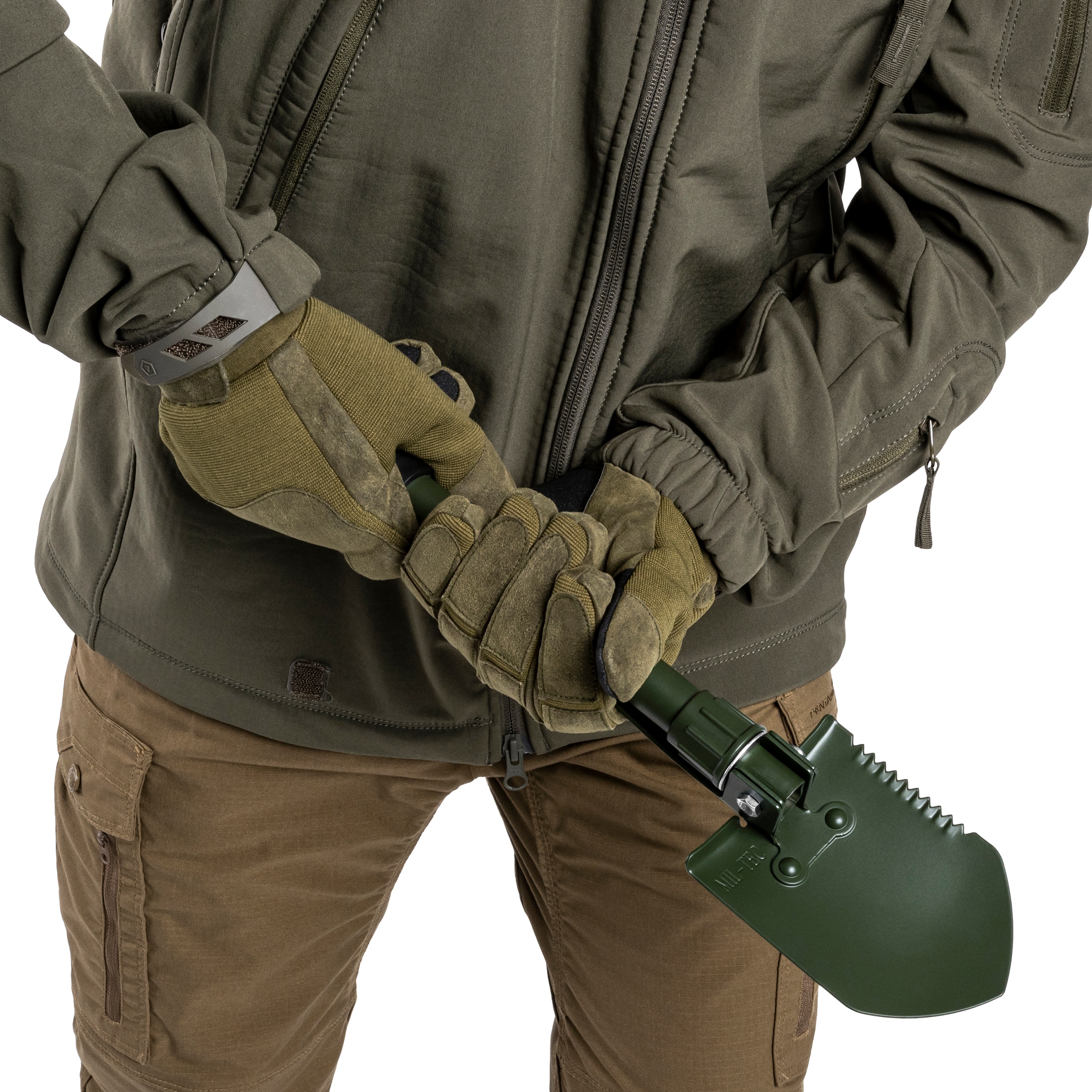 Саперна складана лопата Mil-Tec Typ Mini II - Green