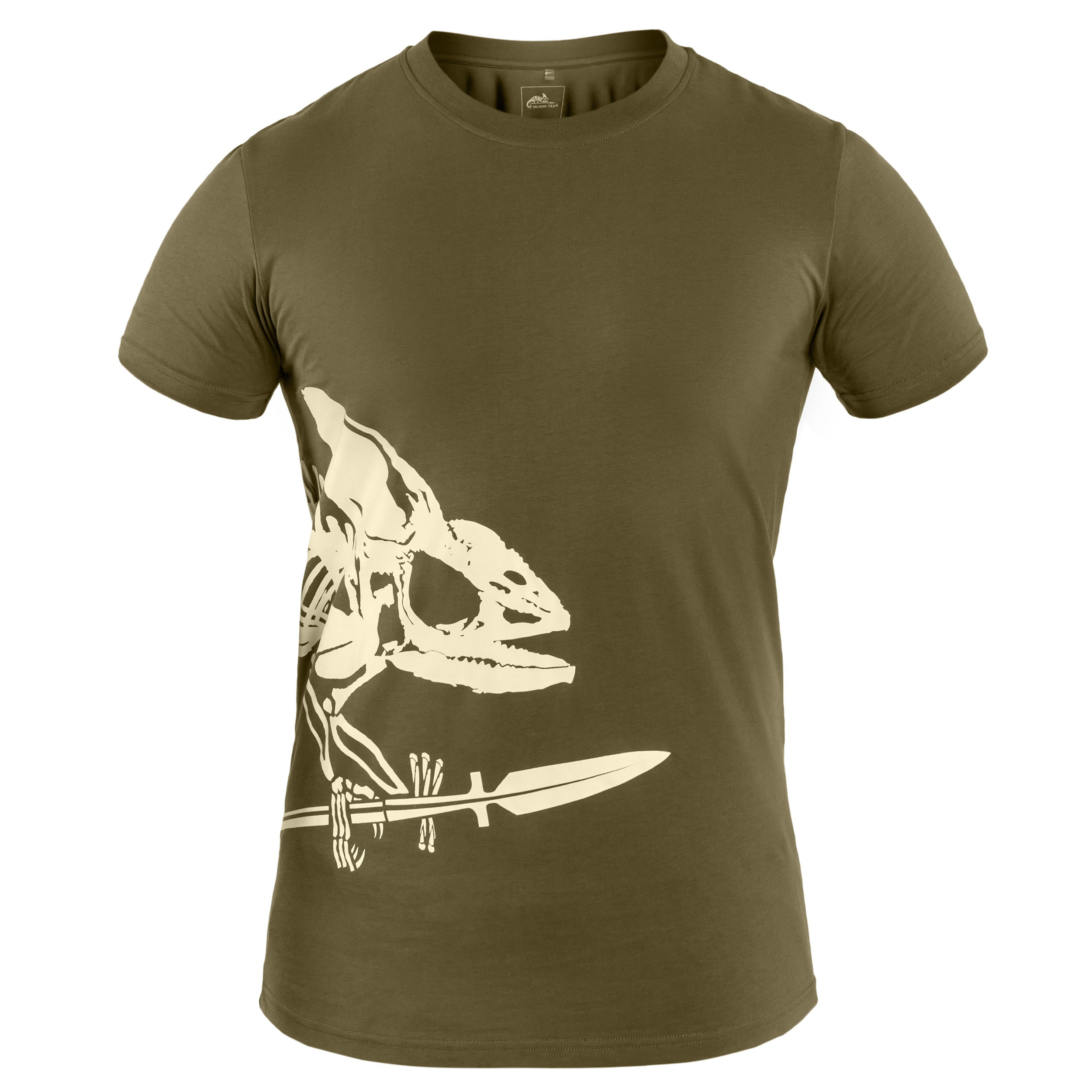Футболка T-shirt Helikon "Full Body Skeleton" - Olive Green
