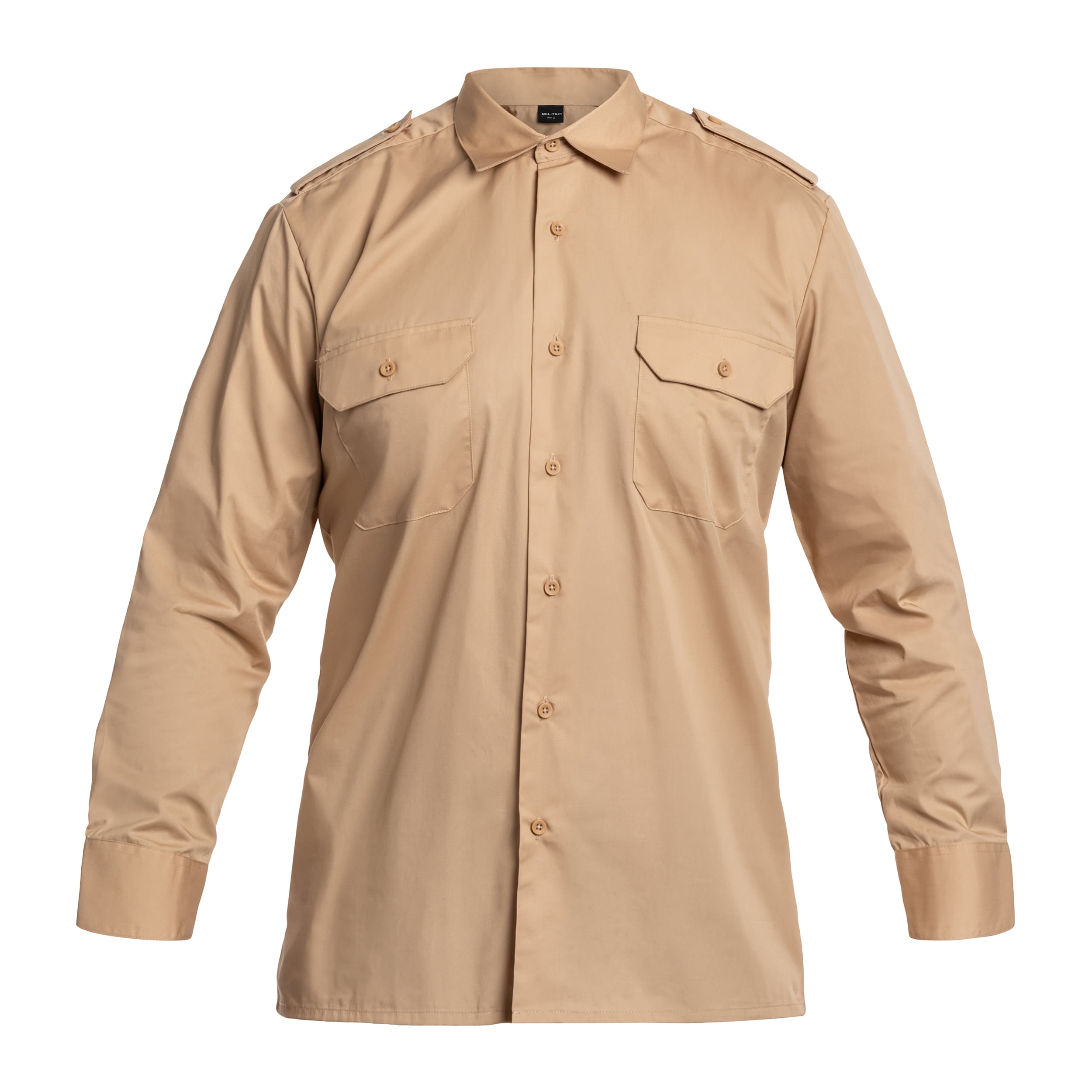 Сорочка Mil-Tec Service Long Sleeve Shirt - Khaki