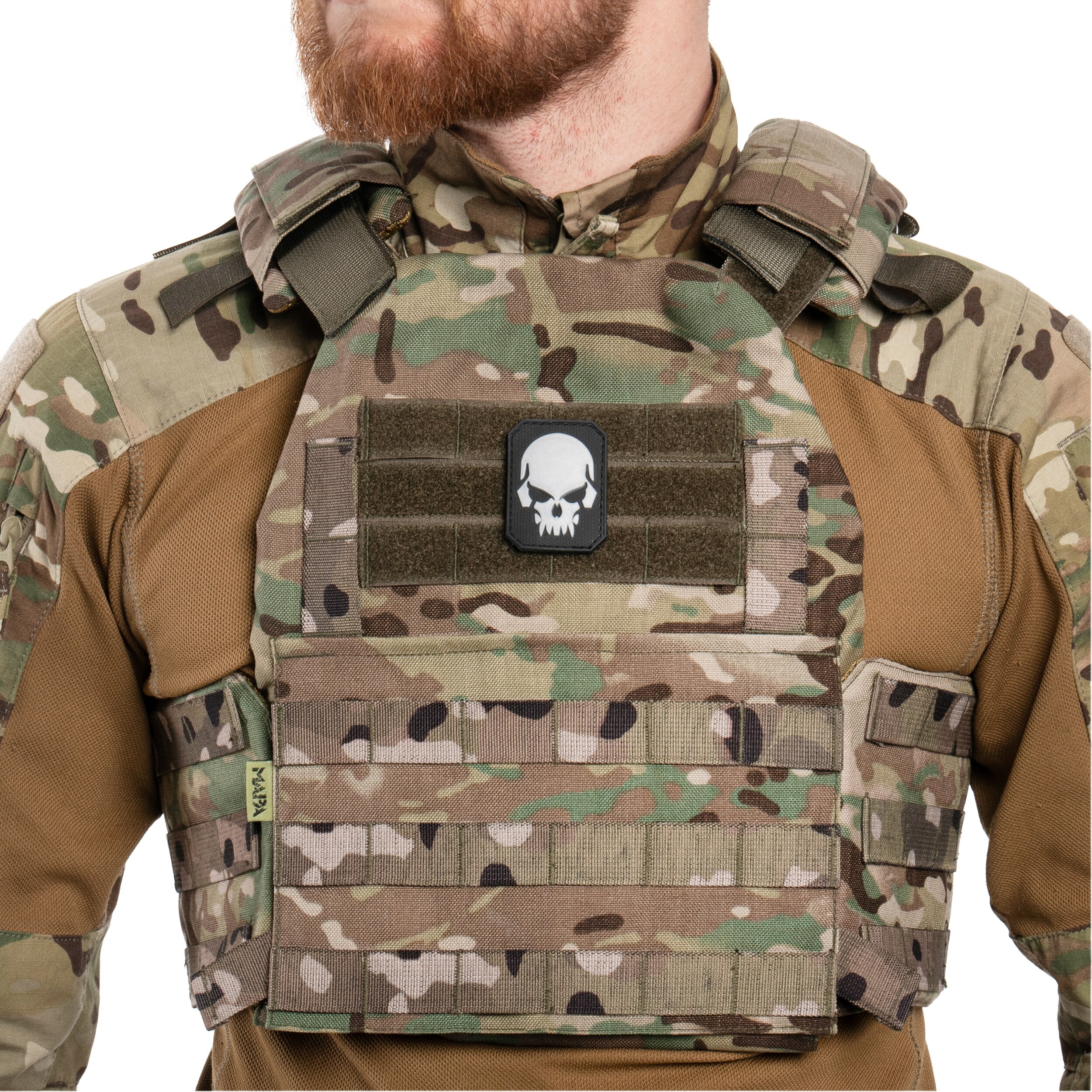 Пластир Mil-Tec 3D Skull SM - Black