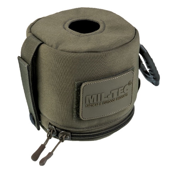 Контейнер для носових хустинок Mil-Tec Molle з гачком-фіксатором - Olive Green