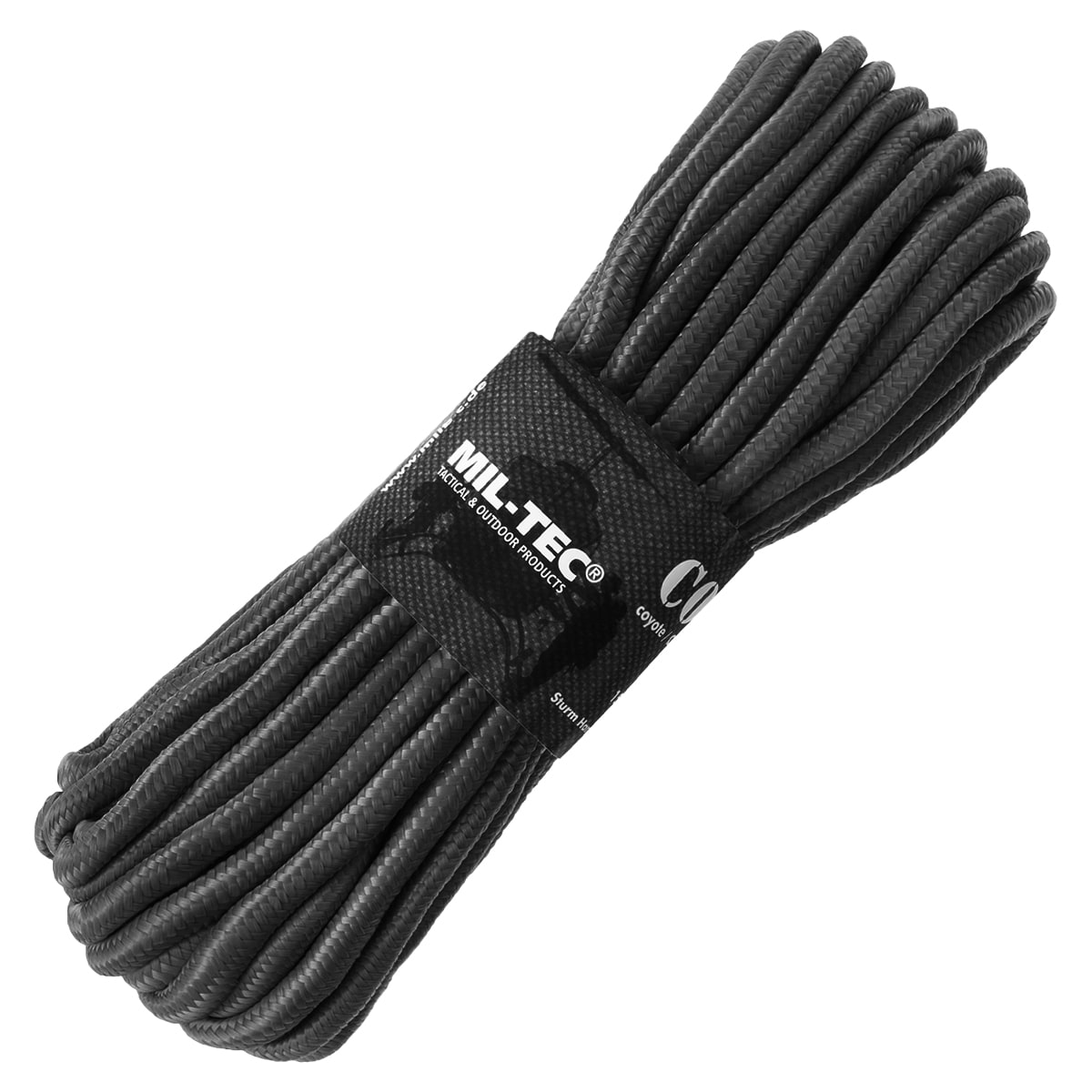Мотузка Mil-Tec 9 мм x 15 м - Black