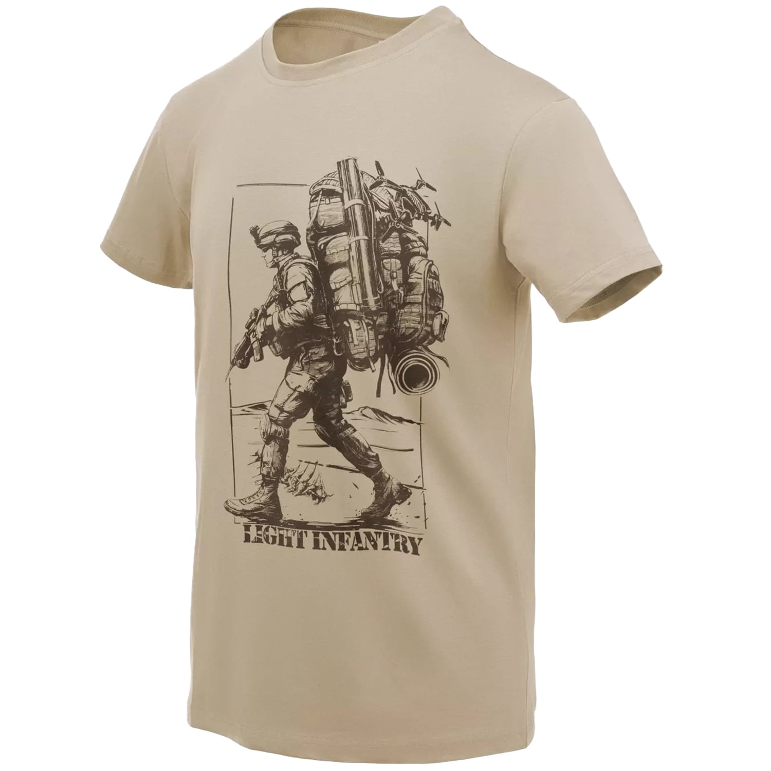 Футболка T-Shirt Helikon "Light Infantry" - Khaki