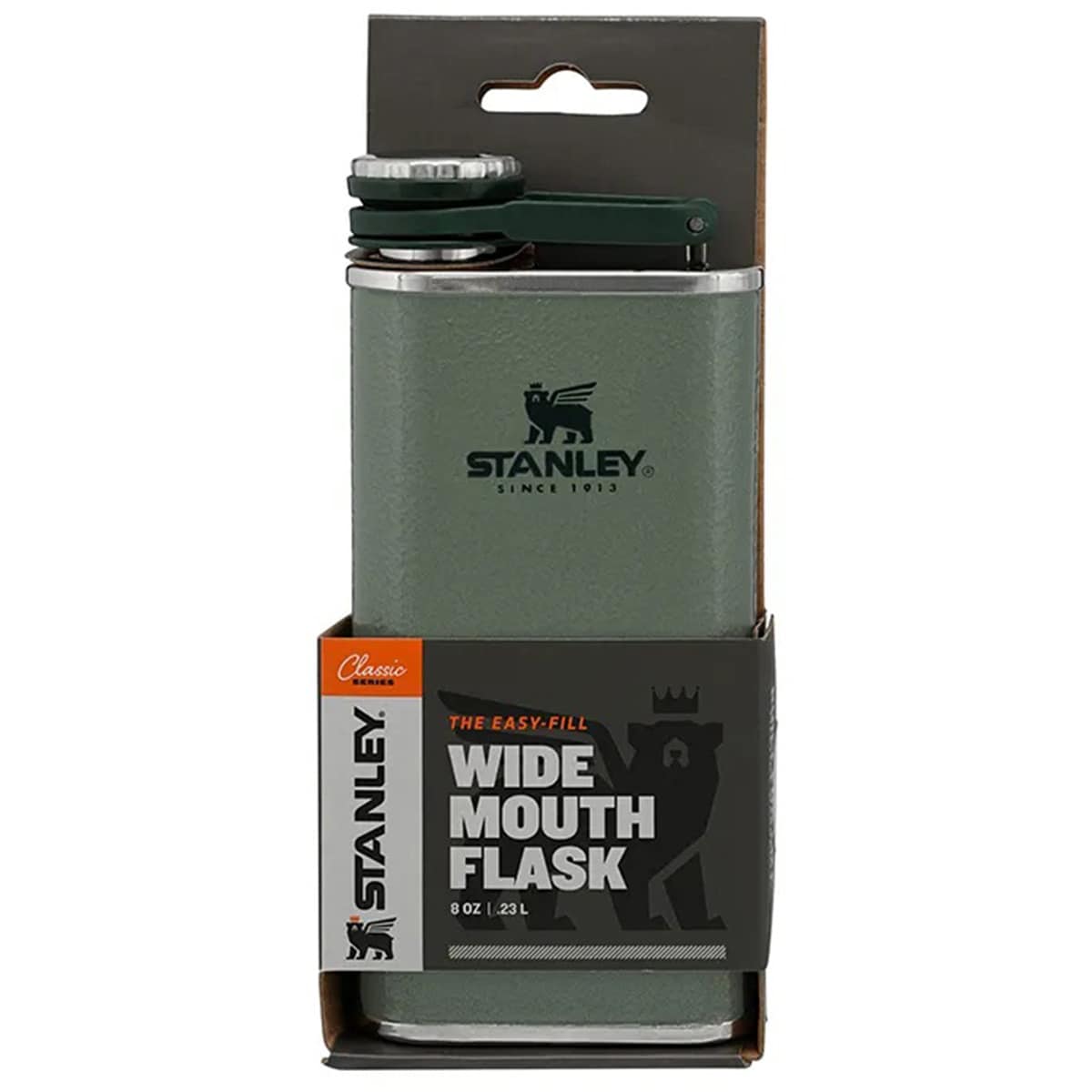 Фляга STANLEY Classic Easy Fill Wide Mouth Flask 230 мл - Green