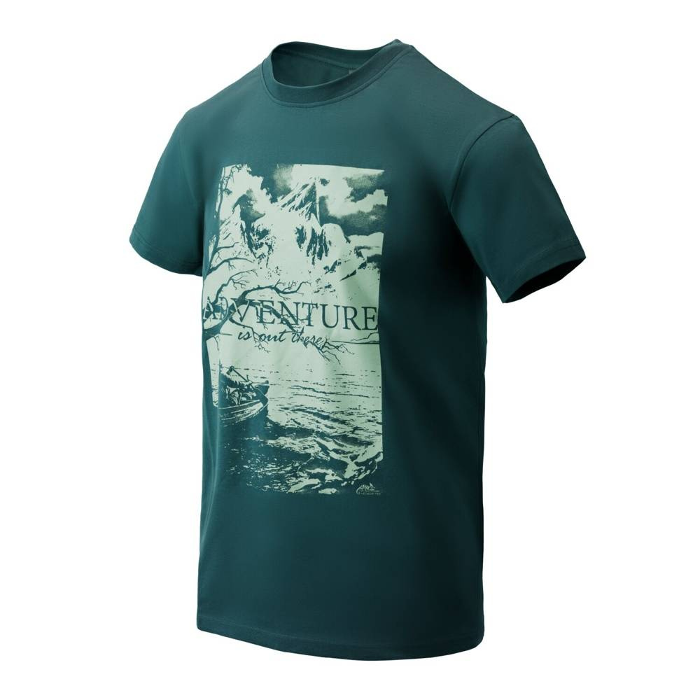 Футболка T-shirt Helikon "Adventure is out there" - Dark Azure