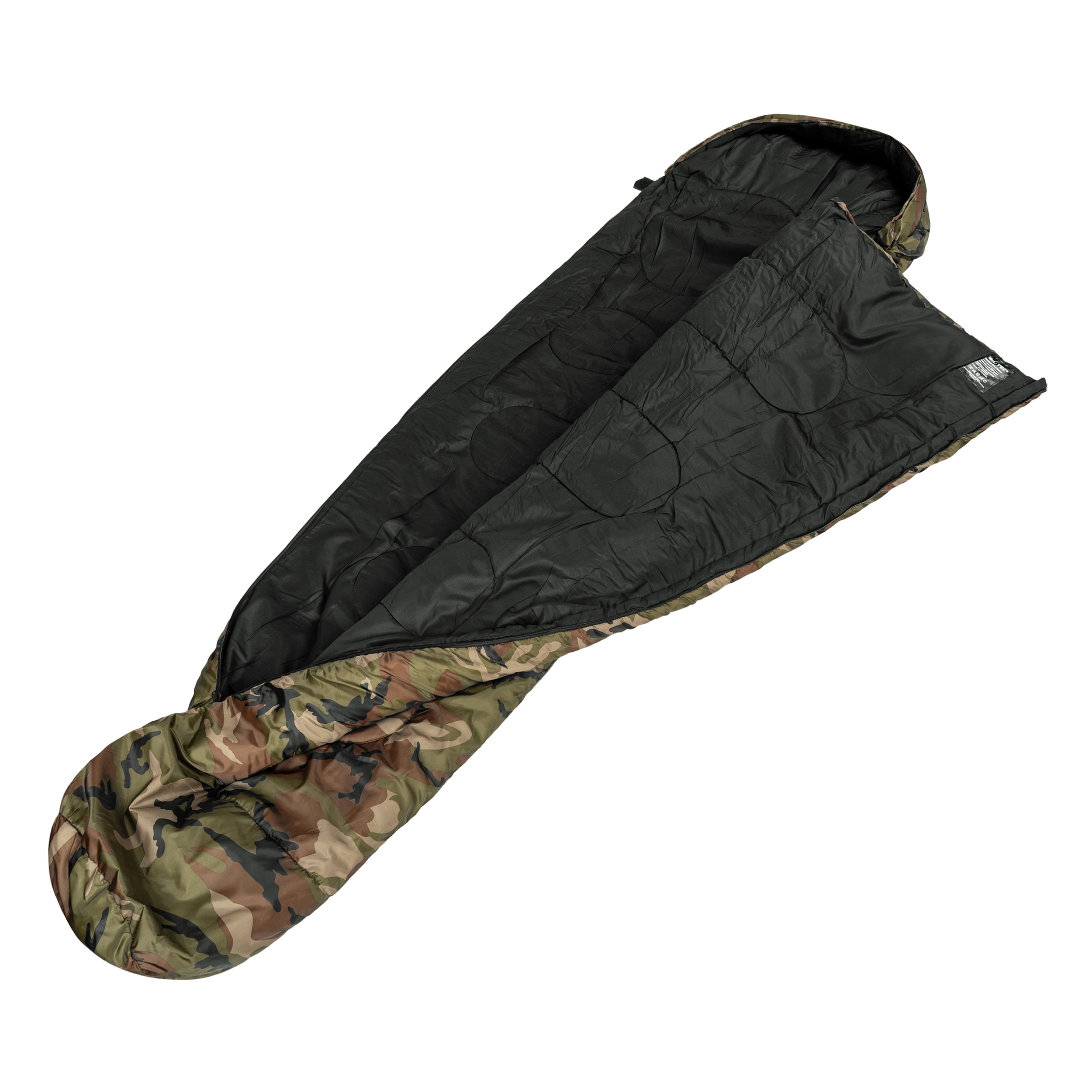 Спальний мішок Mil-tec Mummy 500 г - Woodland