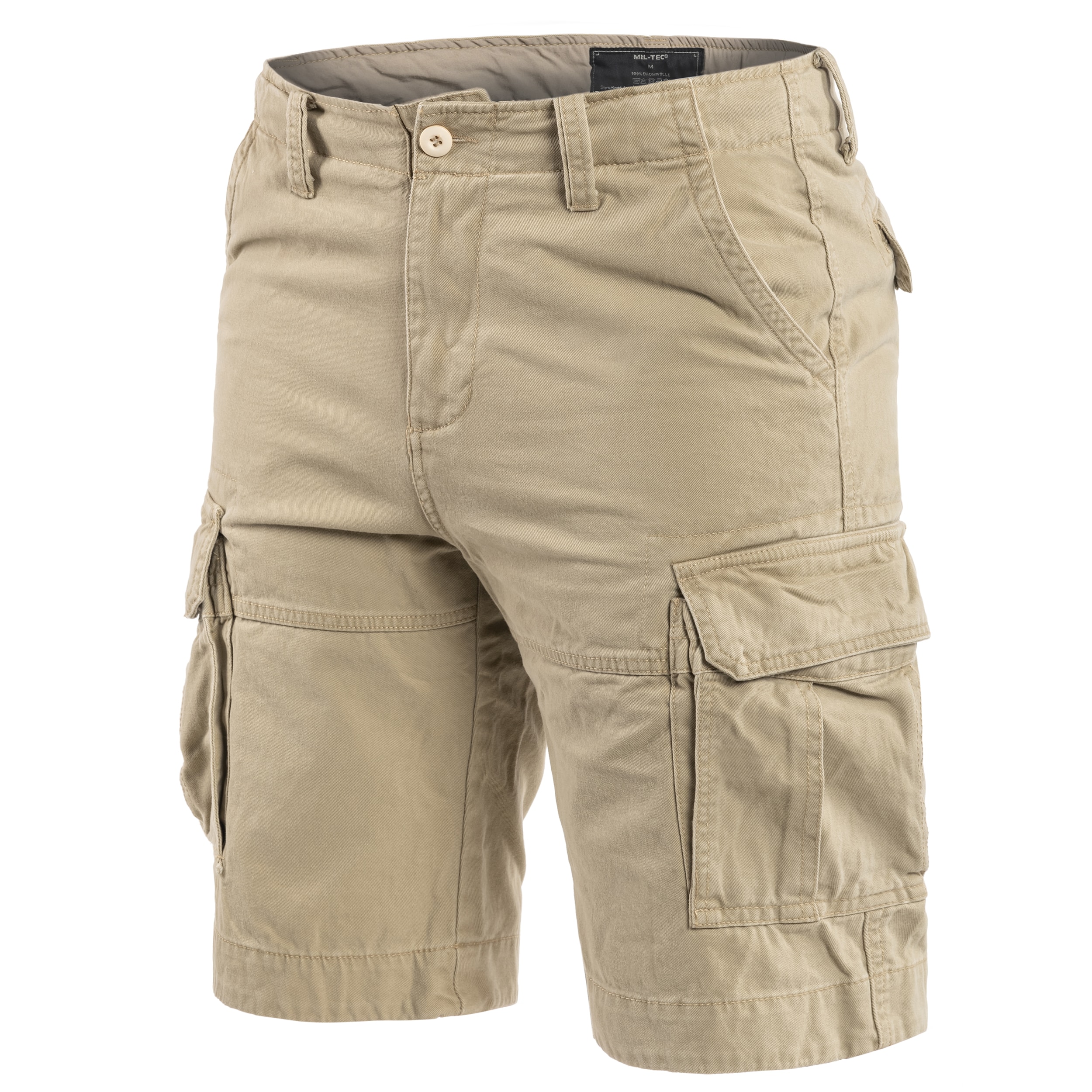 Шорти Mil-Tec Vintage Prewash - Khaki