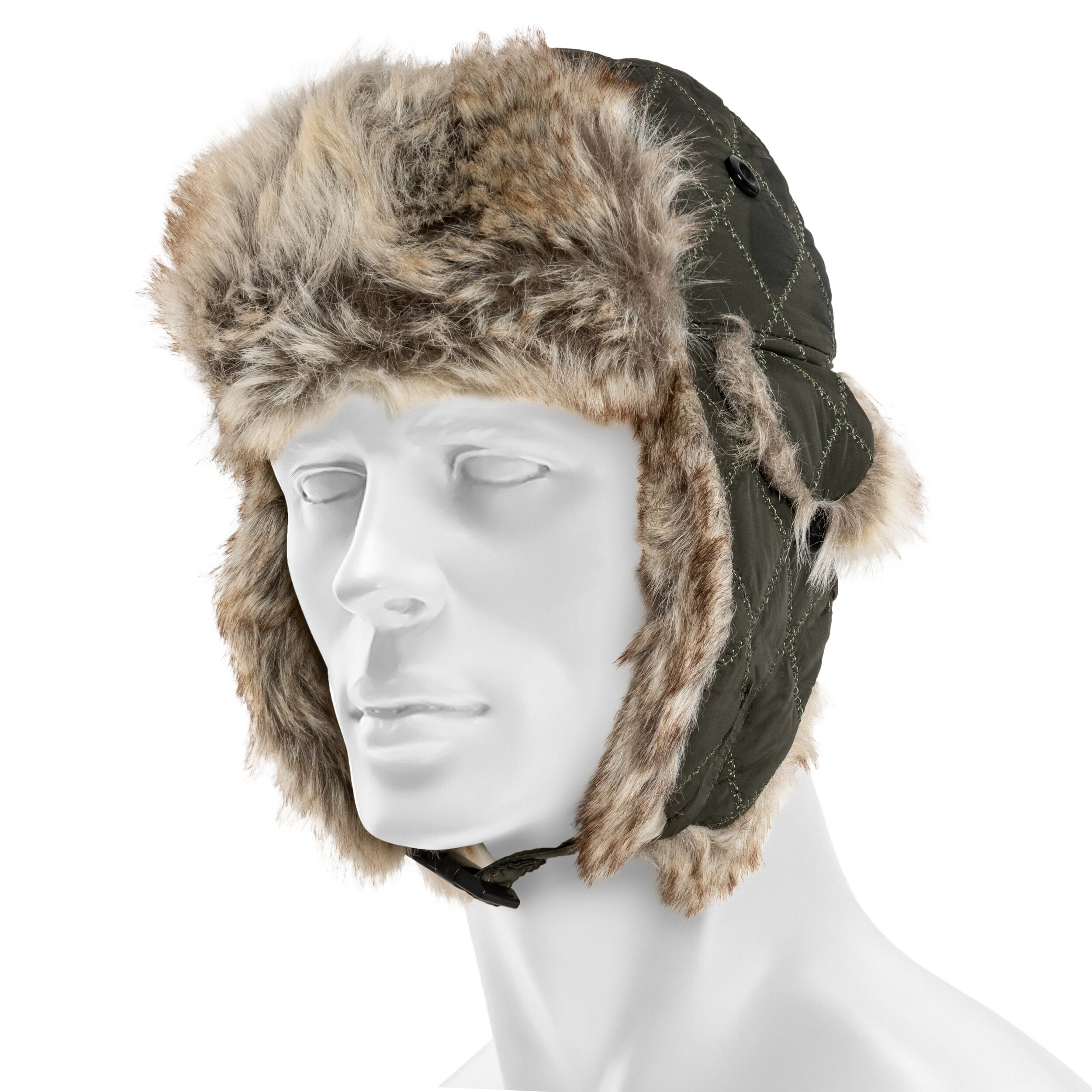 Шапка Mil-Tec "Winter Faux-Fur" - Olive