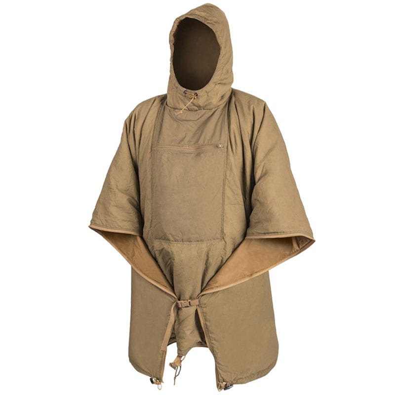 Пончо Helikon Swagman Roll Climashield Apex з функцією спального мішка - Coyote