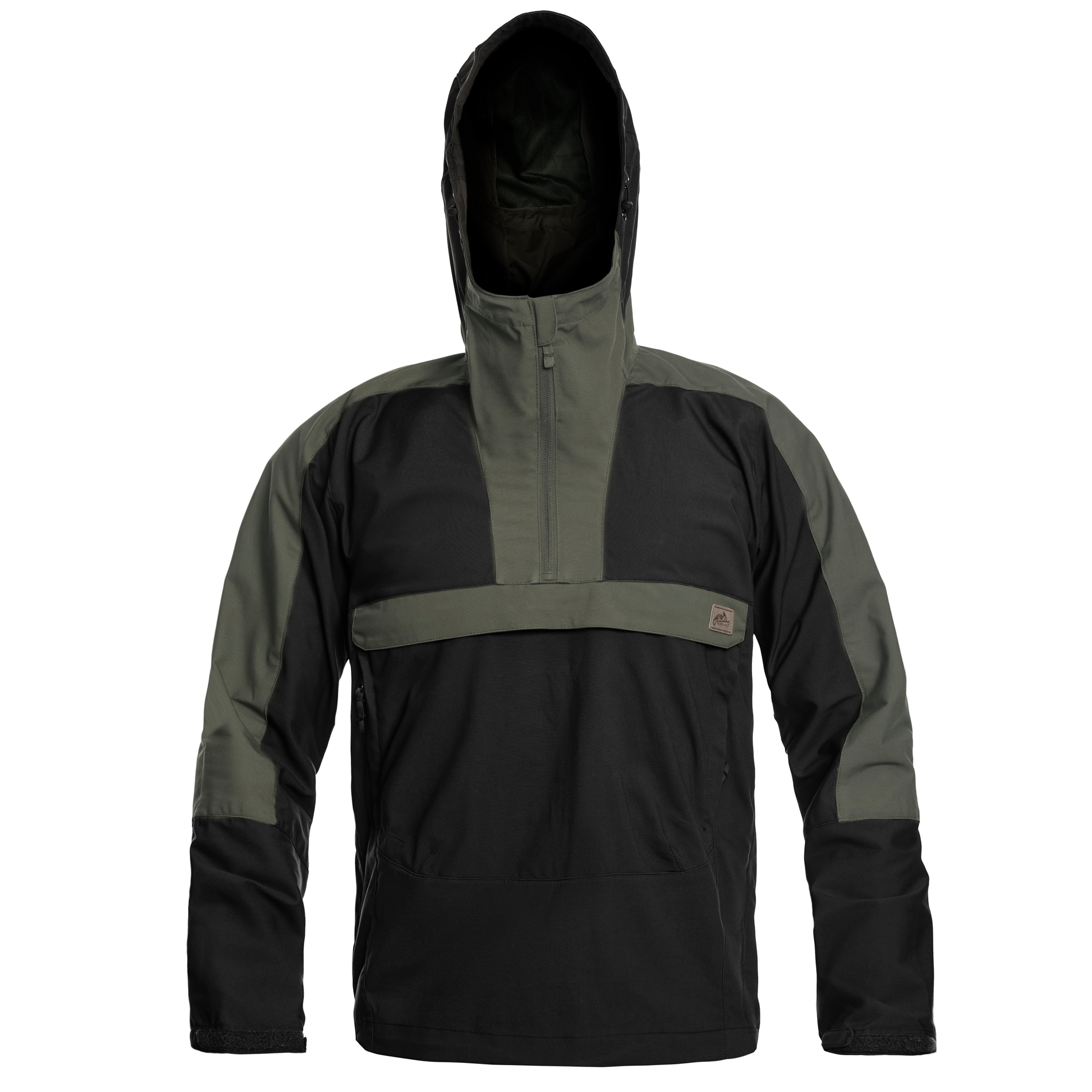 Куртка Helikon Woodsman Anorak - Black/Taiga Green