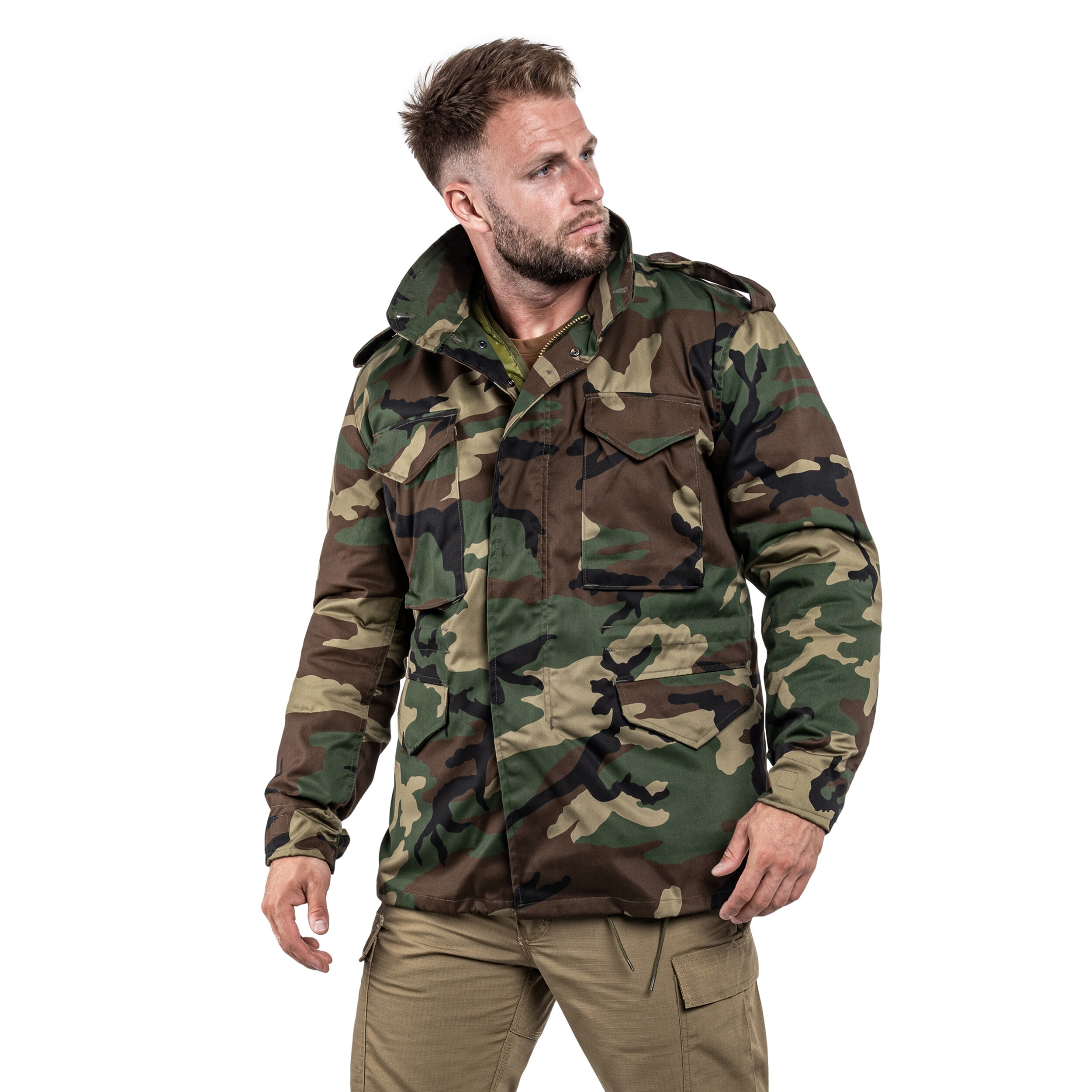 Куртка Mil-Tec M65 - Woodland