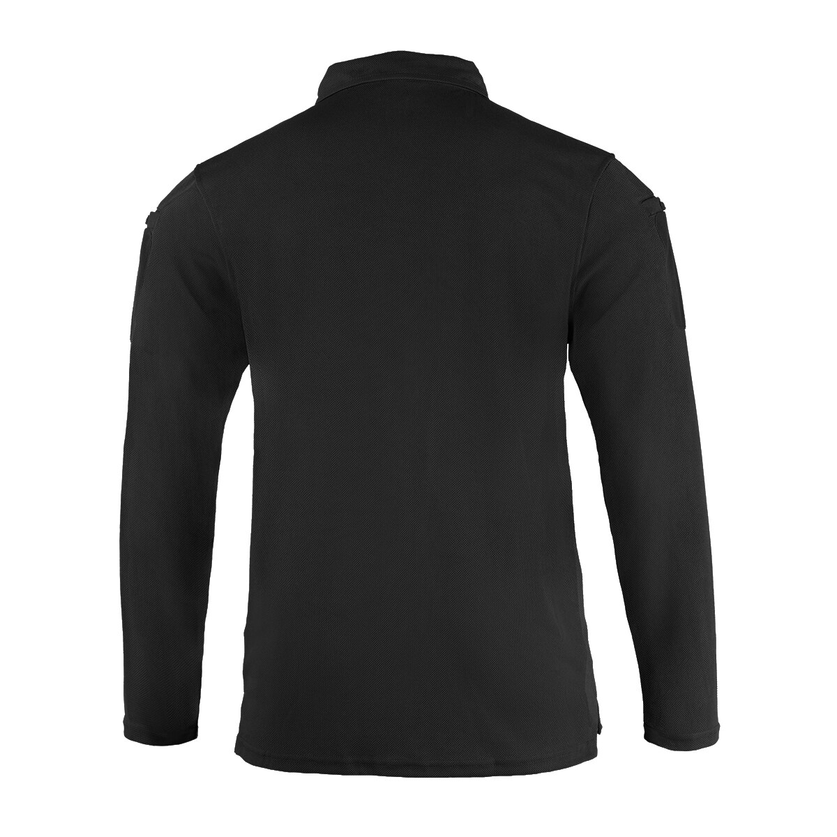 Футболка поло Long Sleeve Mil-Tec "Tactical Quickdry" - Black