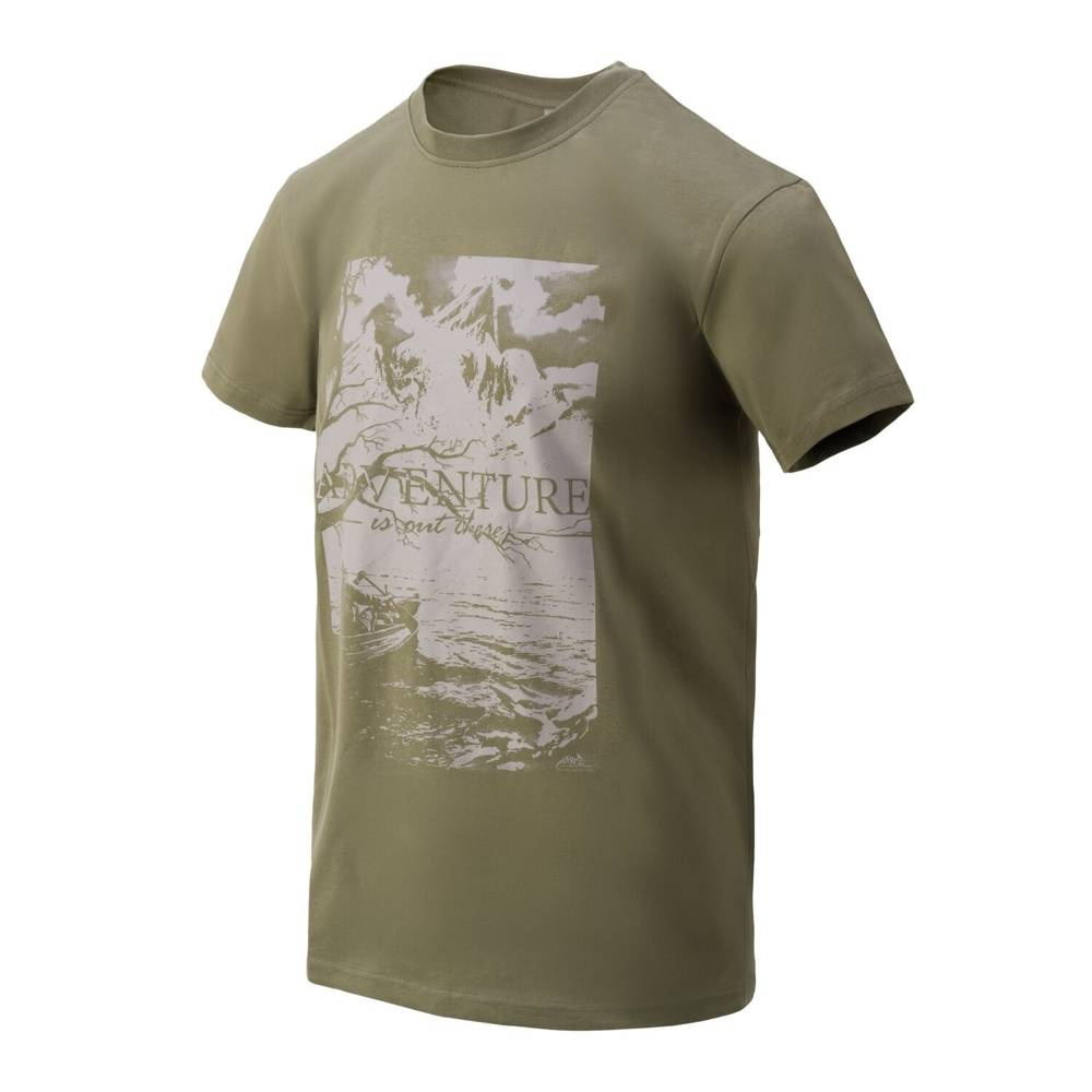Футболка T-shirt Helikon "Adventure is out there" - Olive