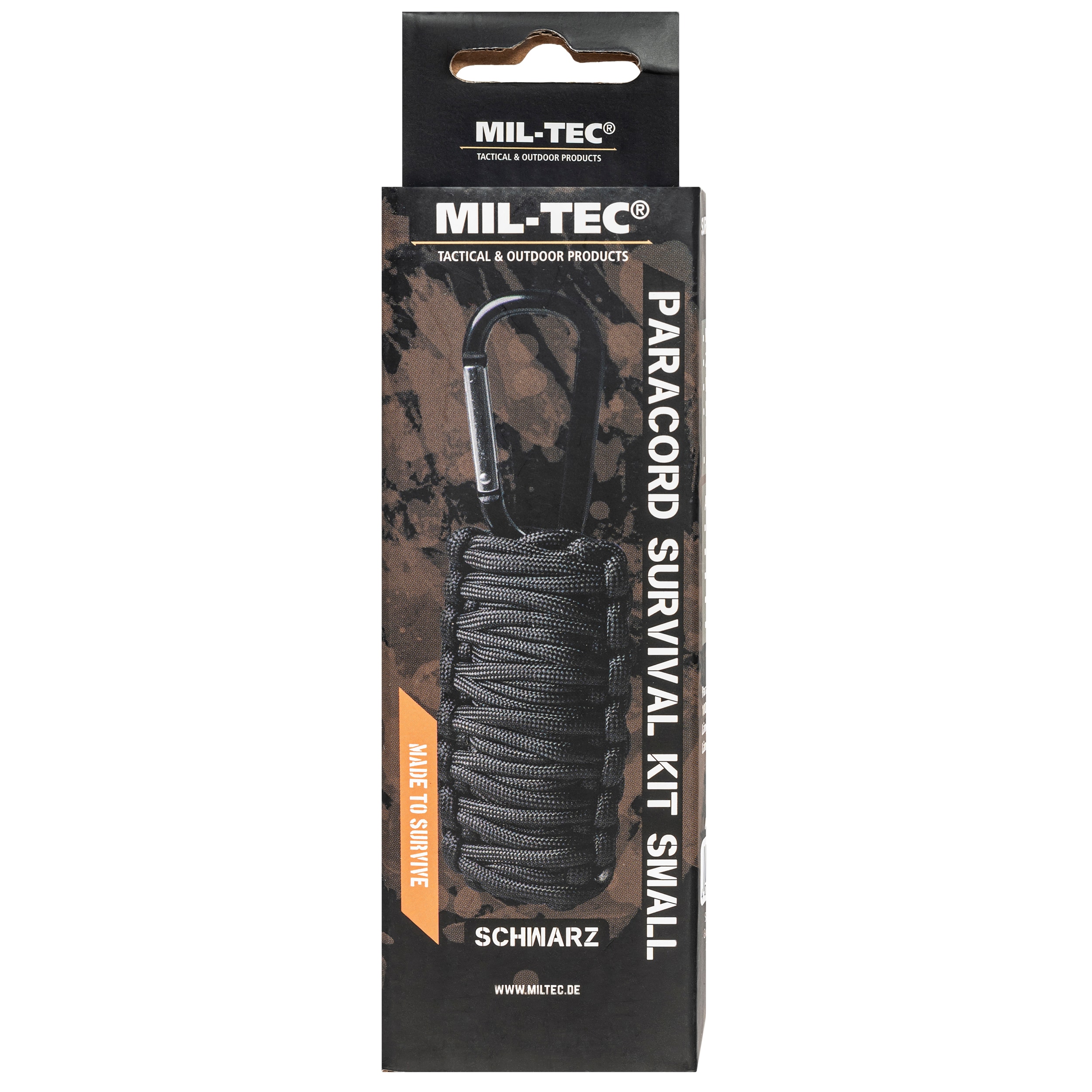 Набір для виживання Mil-Tec Paracord - Black