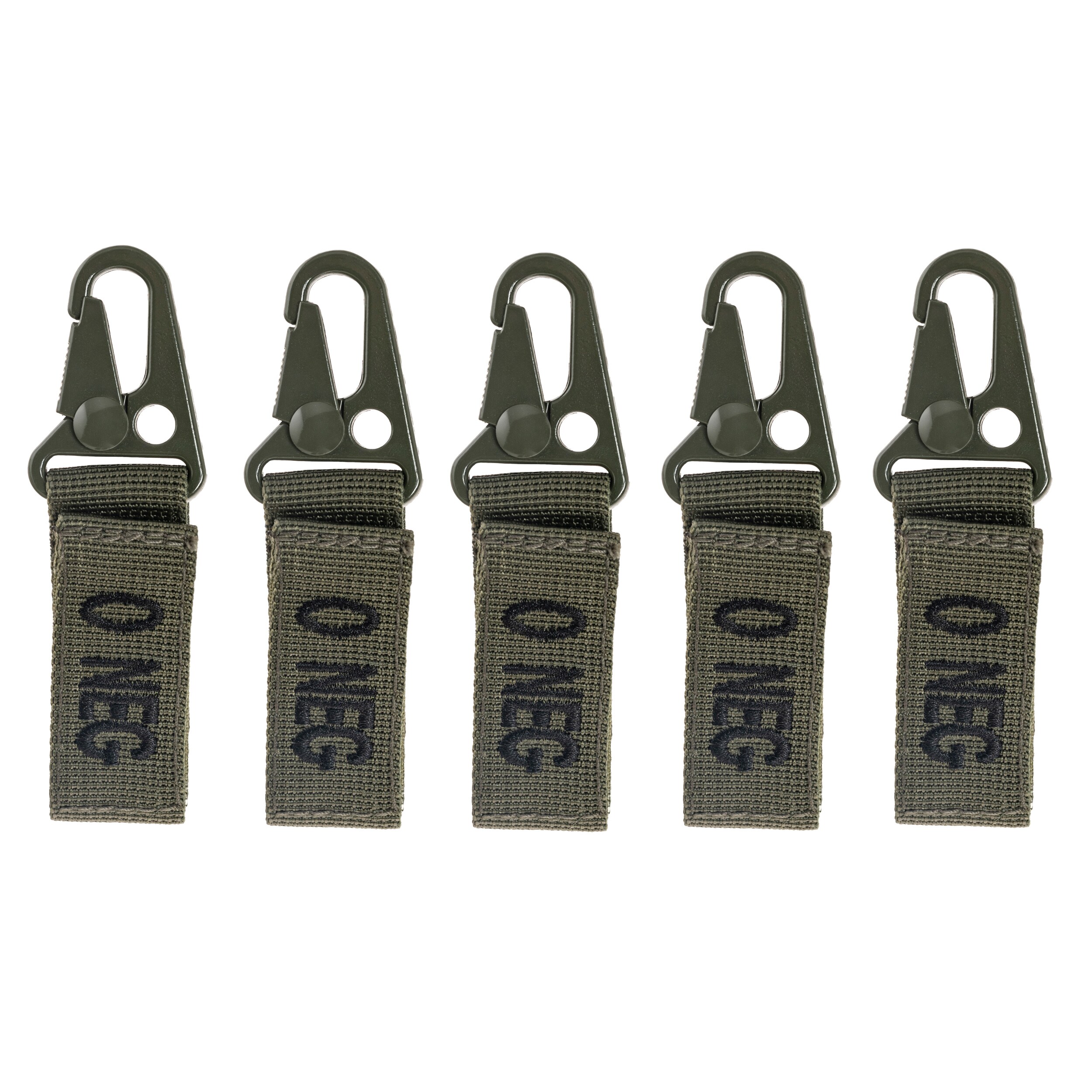 Брелок Mil-Tec група крові 0- Olive - 5 шт.