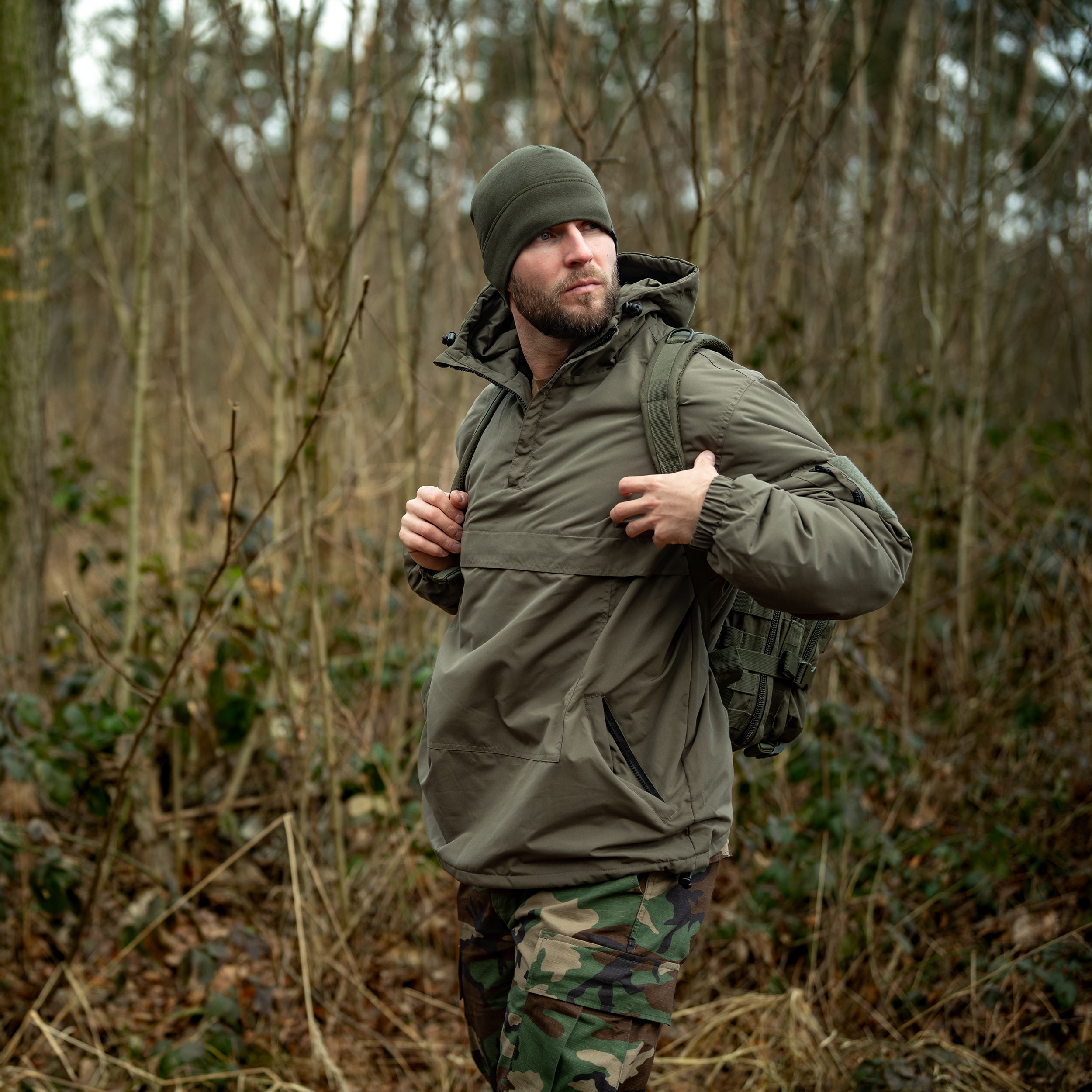 Шапка Mil-Tec "Beanie Cap" - Olive